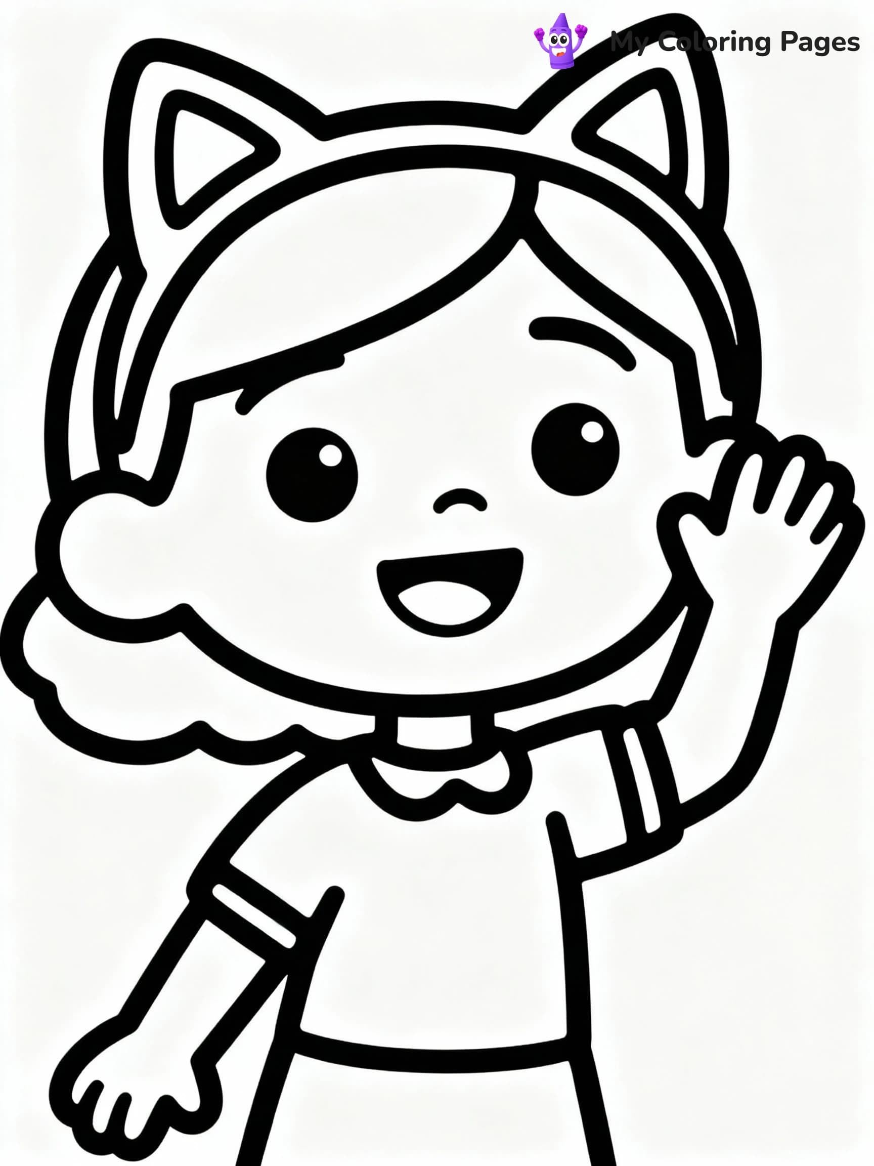 Gabby Dollhouse Coloring Pages - 21