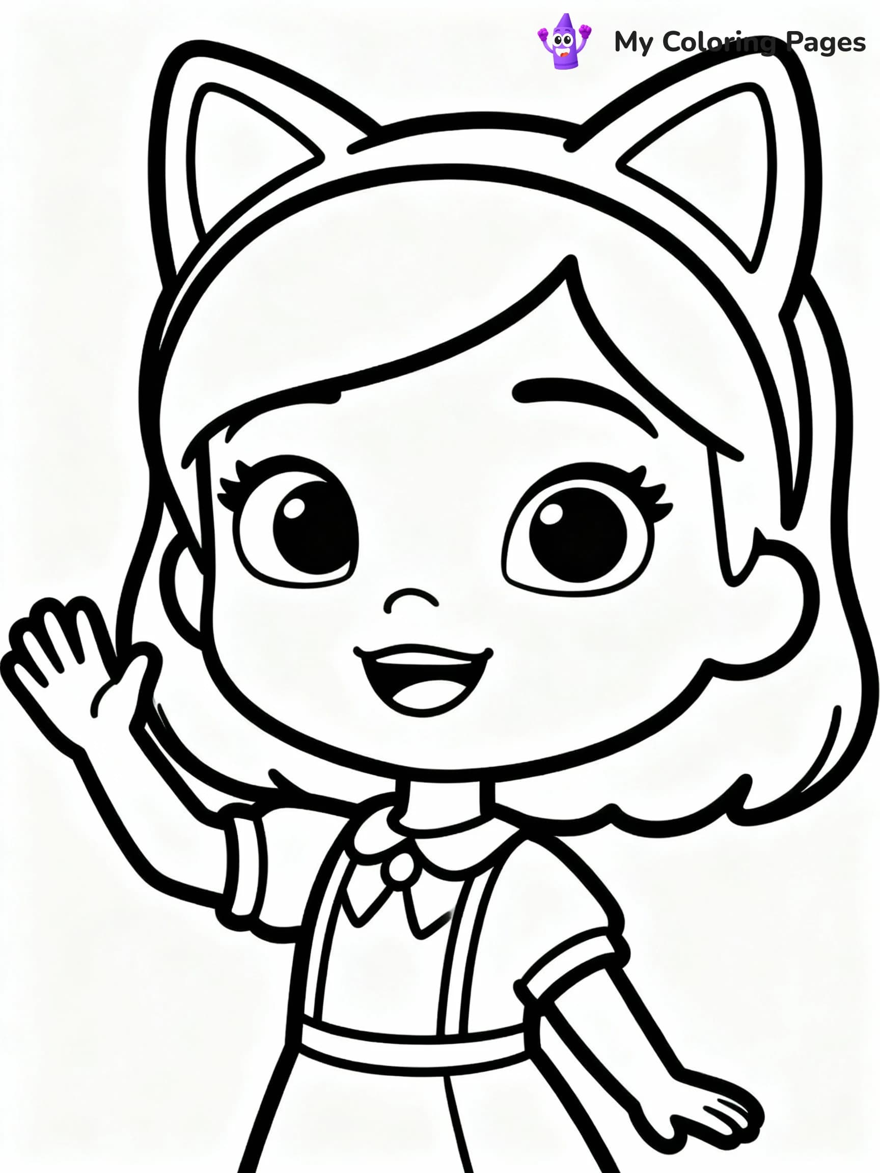 Gabby Dollhouse Coloring Pages - 20