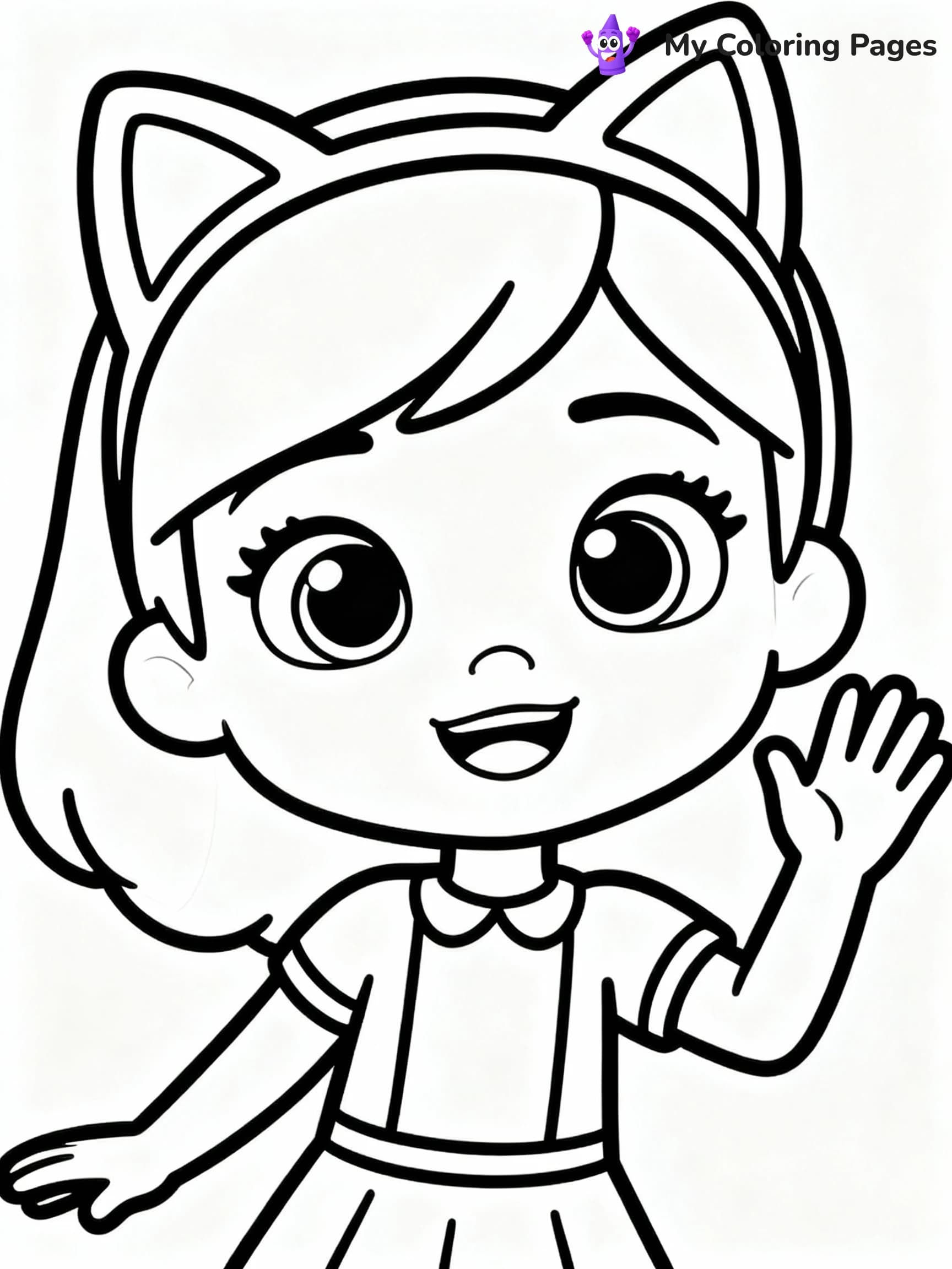 Gabby Dollhouse Coloring Pages - 19