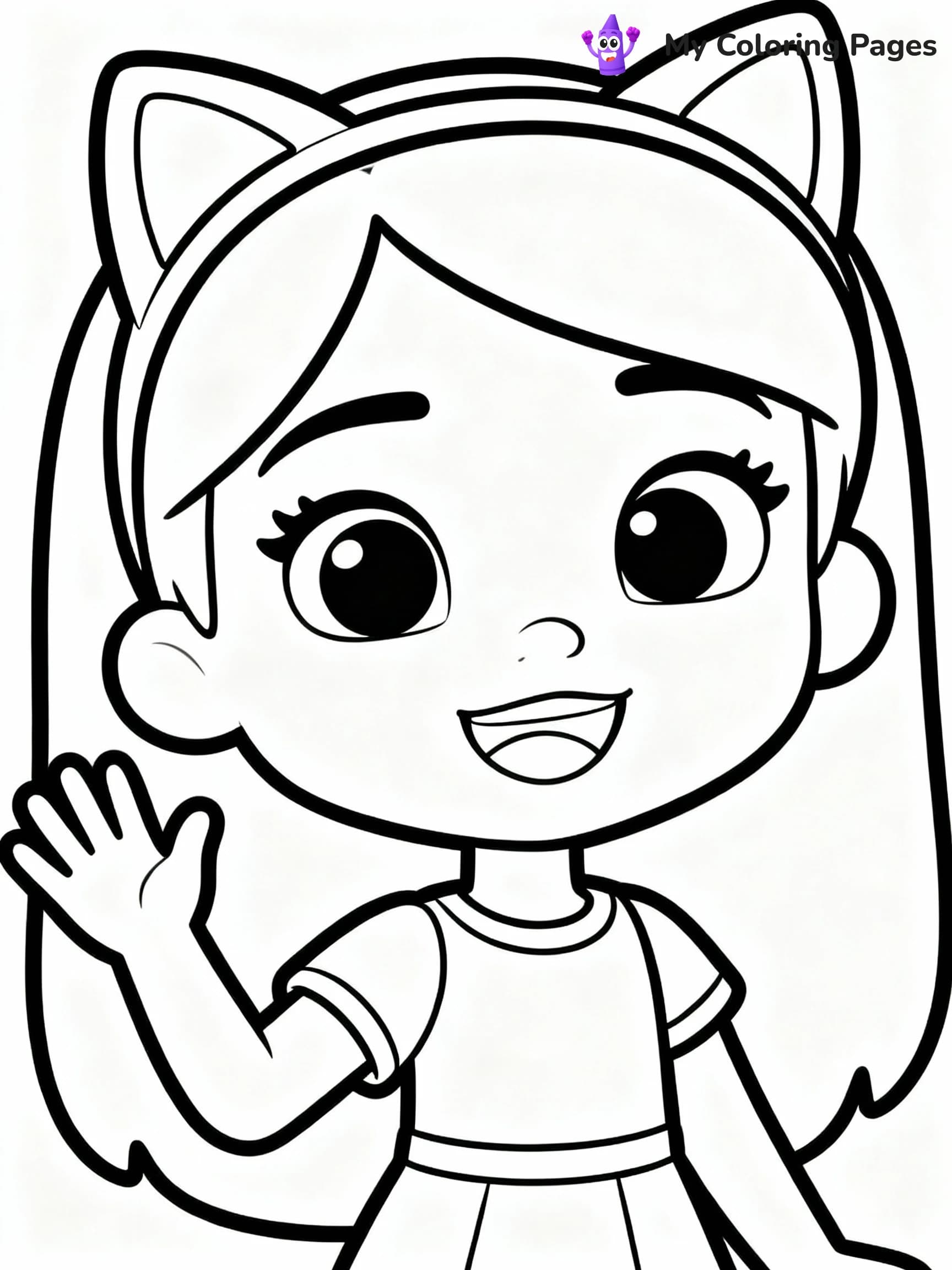 Gabby Dollhouse Coloring Pages - 18