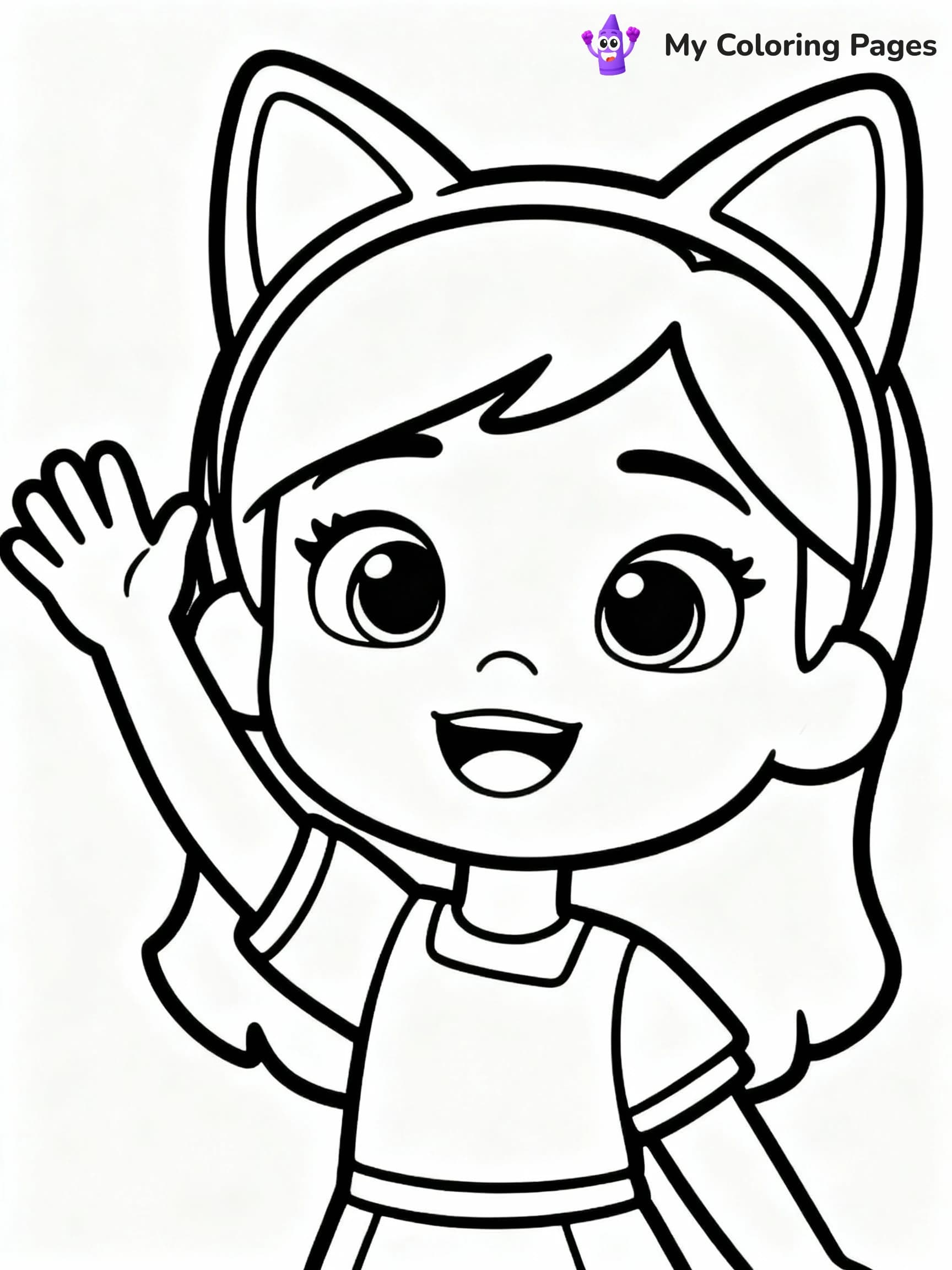 Gabby Dollhouse Coloring Pages - 17