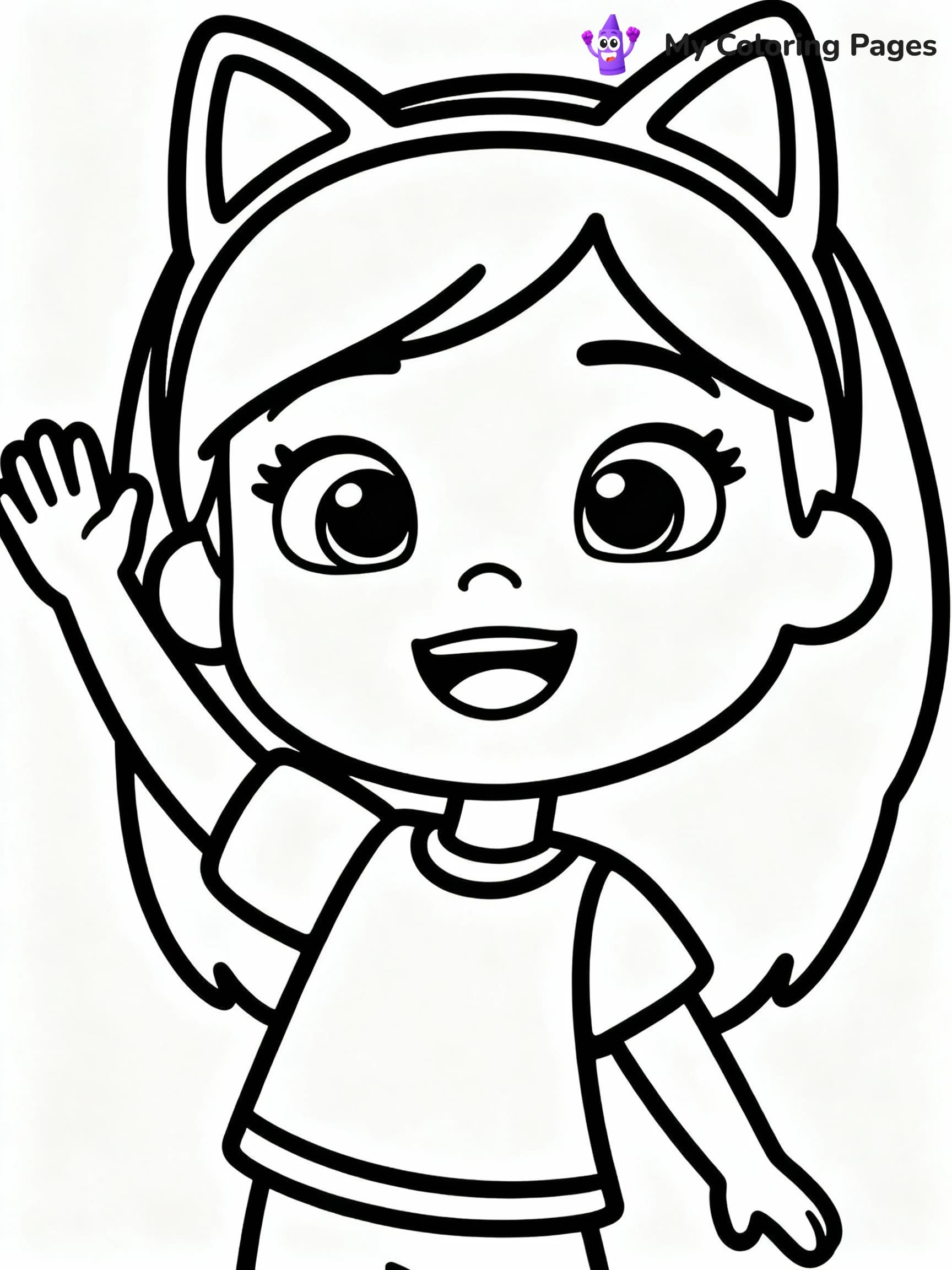 Gabby Dollhouse Coloring Pages - 16