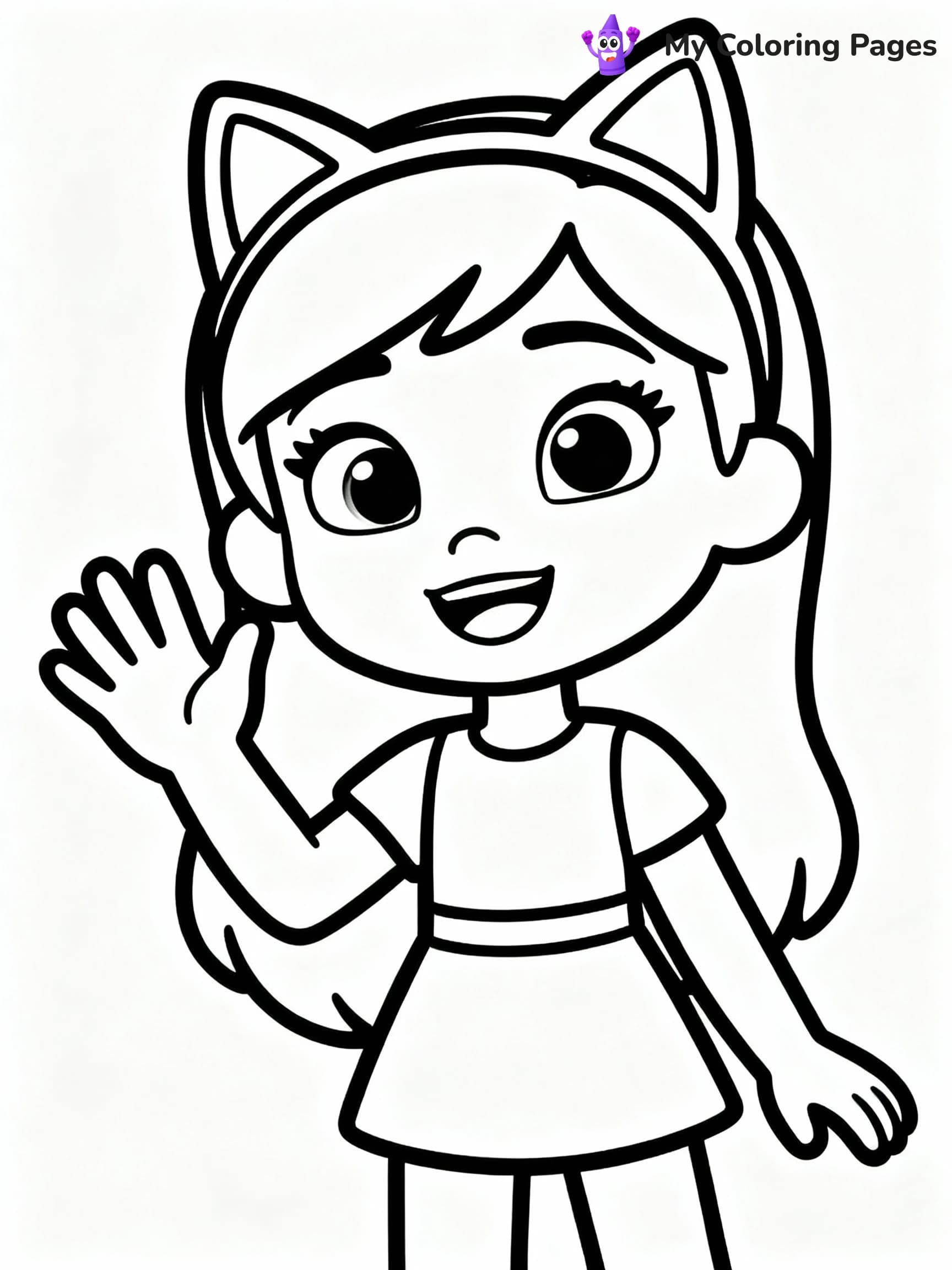 Gabby Dollhouse Coloring Pages - 15