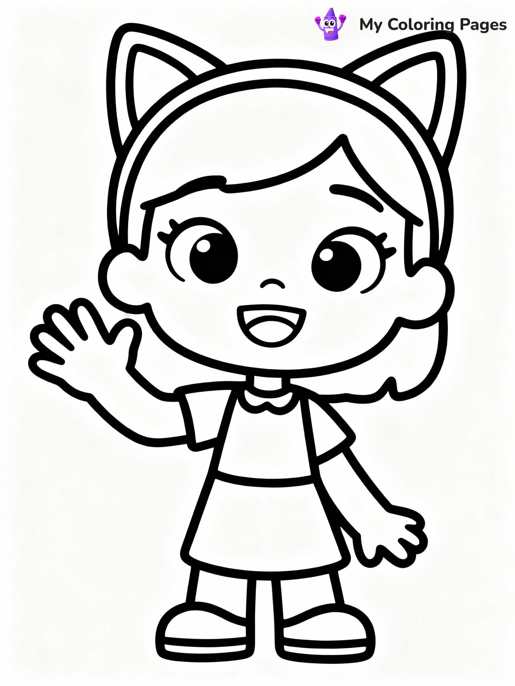 Gabby Dollhouse Coloring Pages - 14