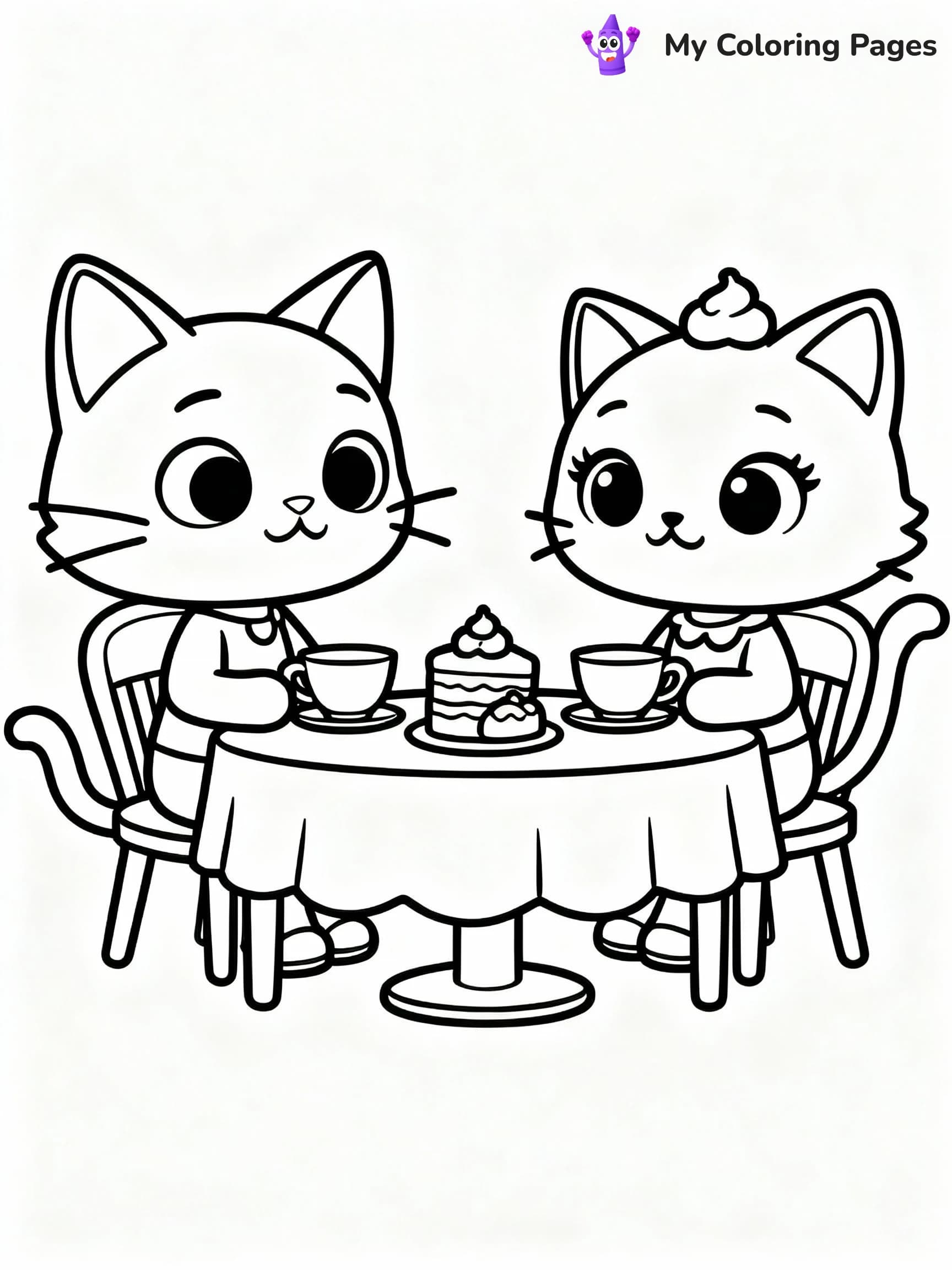 Gabby Dollhouse Coloring Pages - 12
