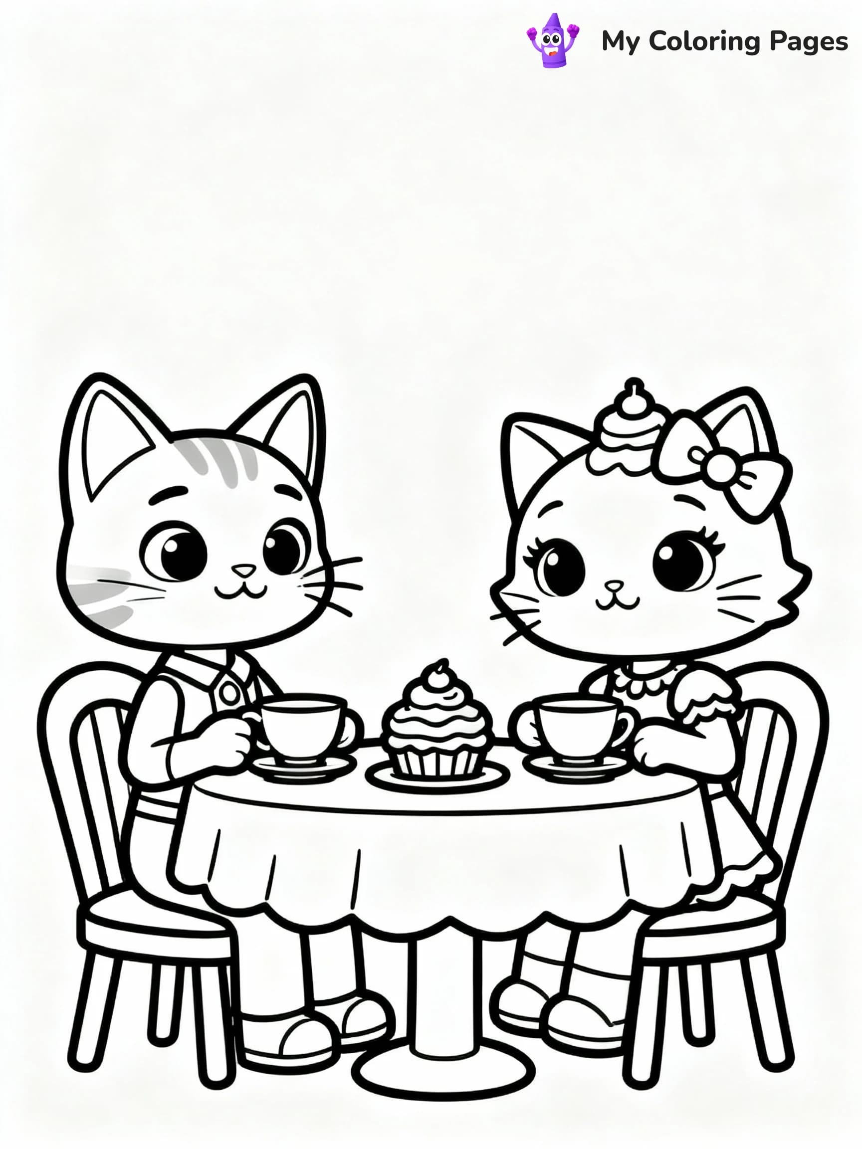Gabby Dollhouse Coloring Pages - 10