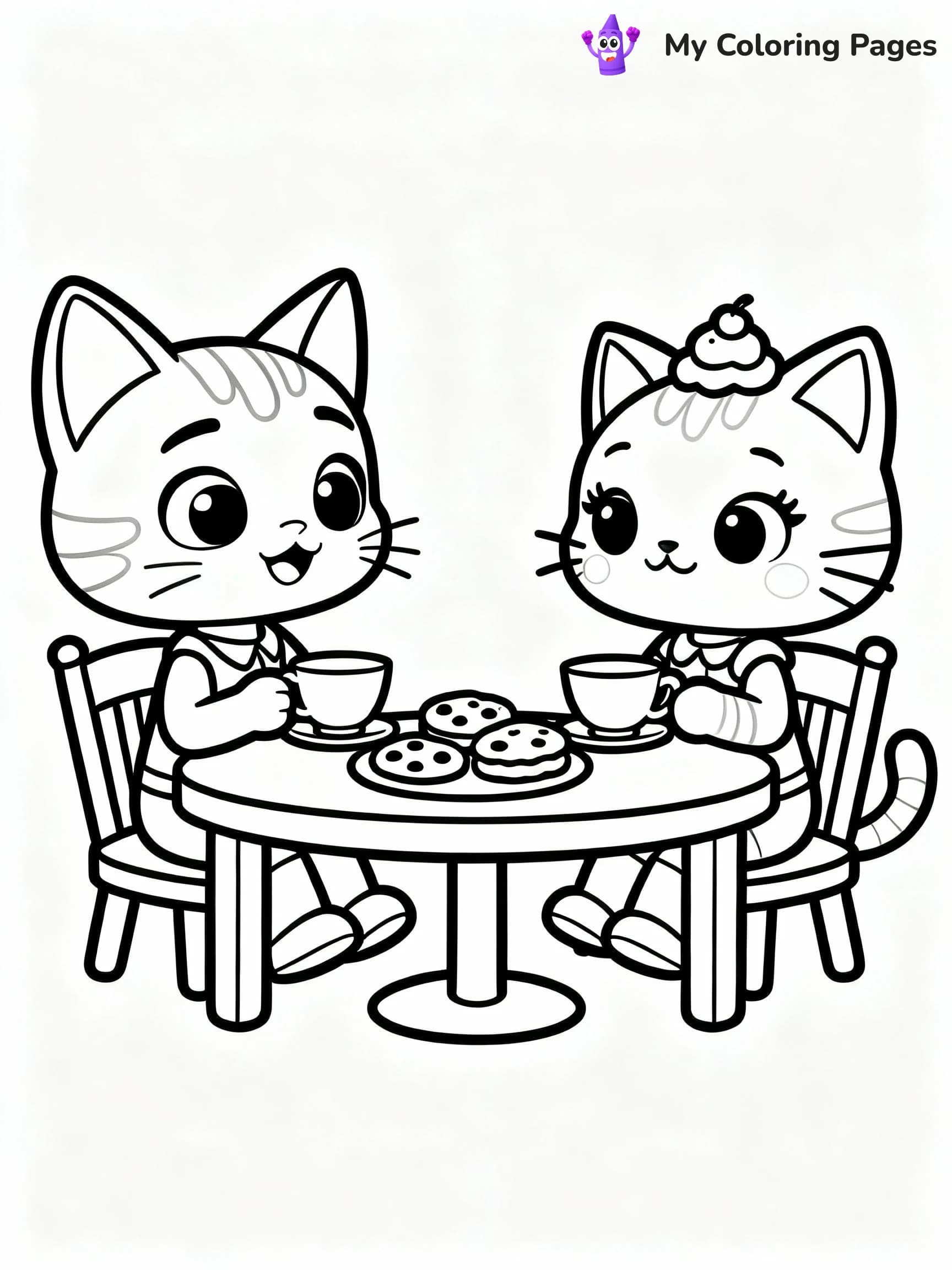 Gabby Dollhouse Coloring Pages - 8