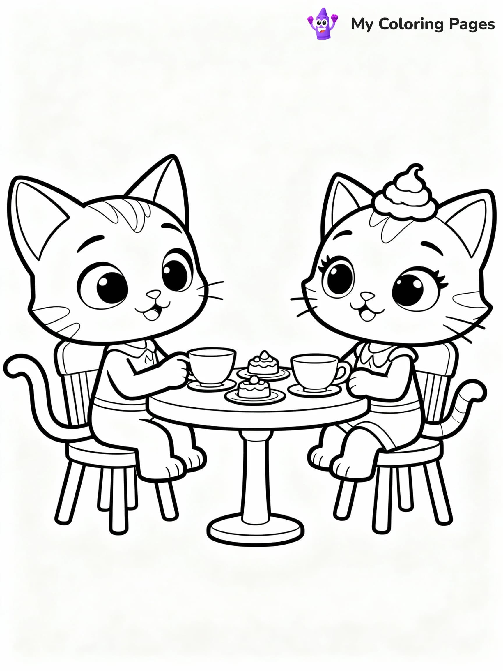 Gabby Dollhouse Coloring Pages - 7