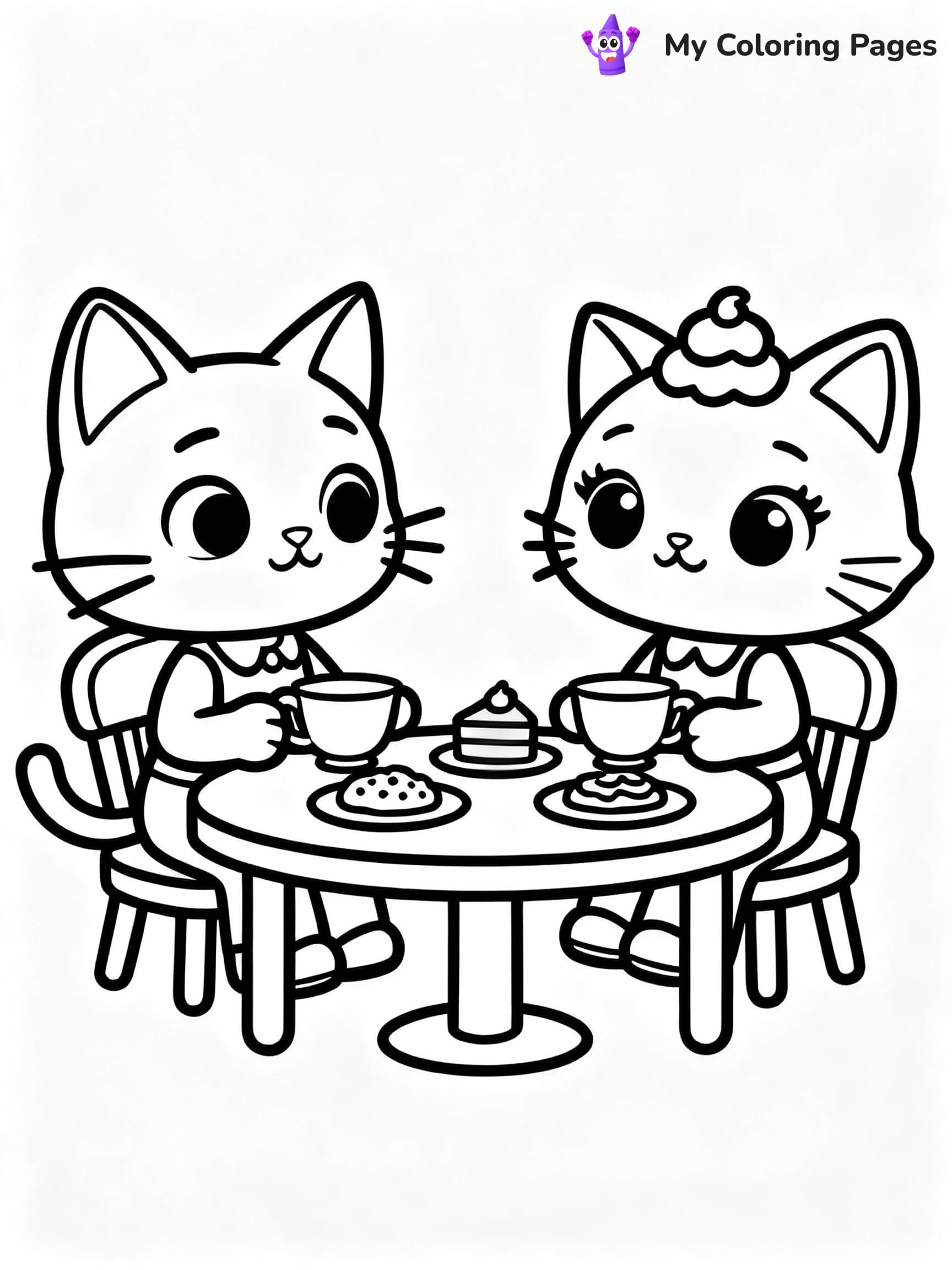 Gabby Dollhouse Coloring Pages - 3