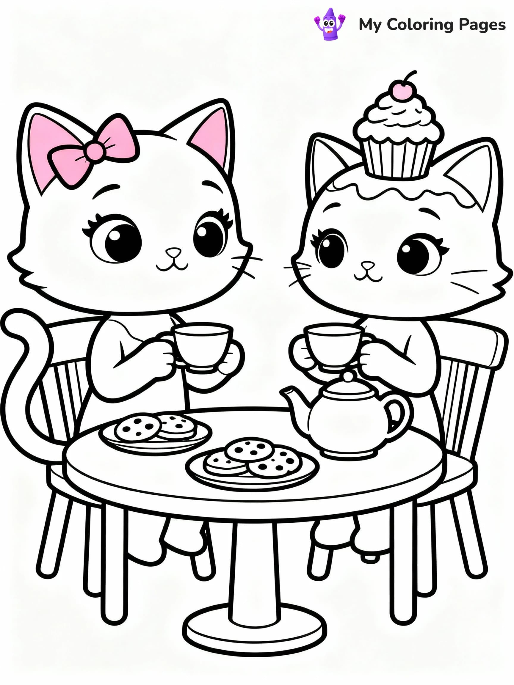 Gabby Dollhouse Coloring Pages - 2