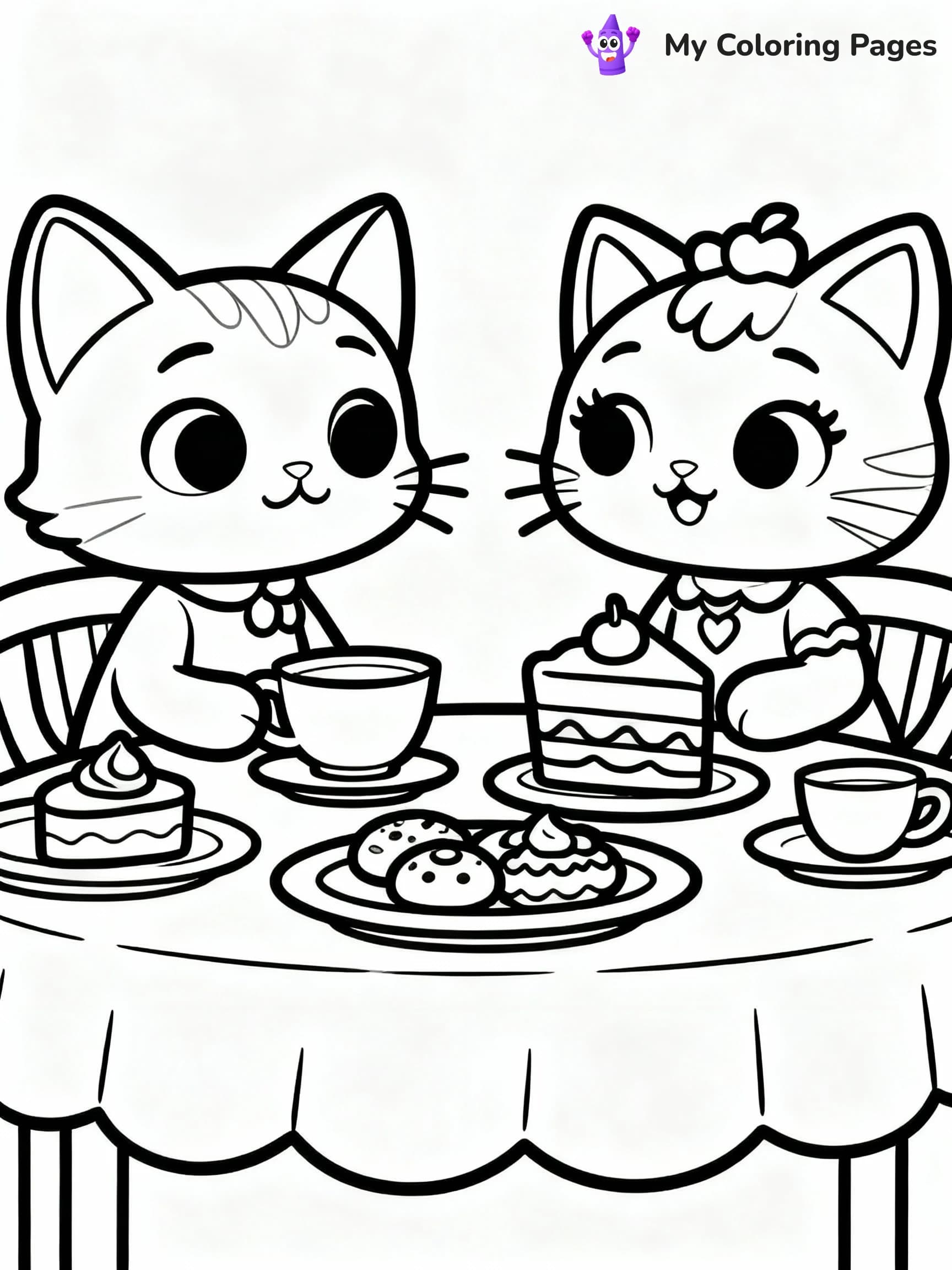 Gabby Dollhouse Coloring Pages - 1