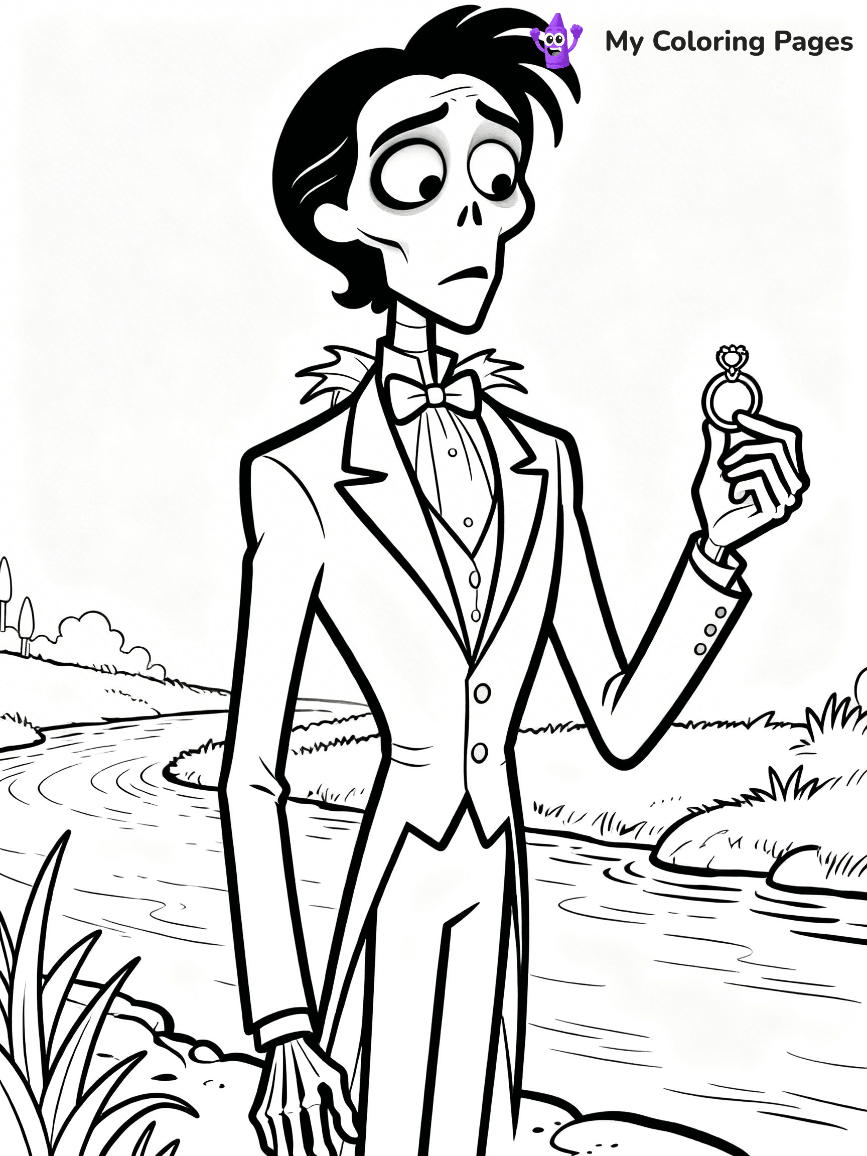 Corpse Bride Coloring Pages - 16