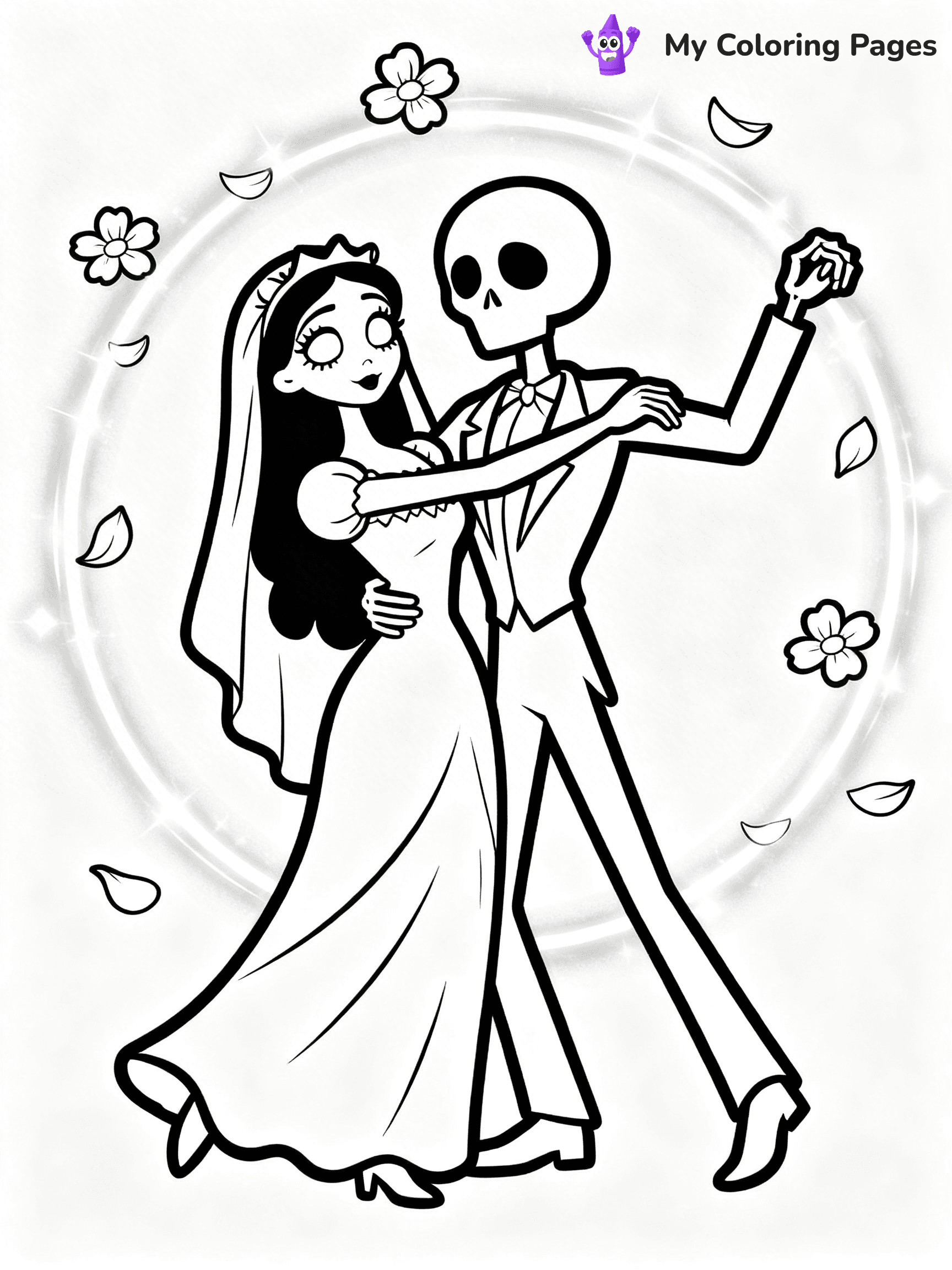 Corpse Bride Coloring Pages - 12