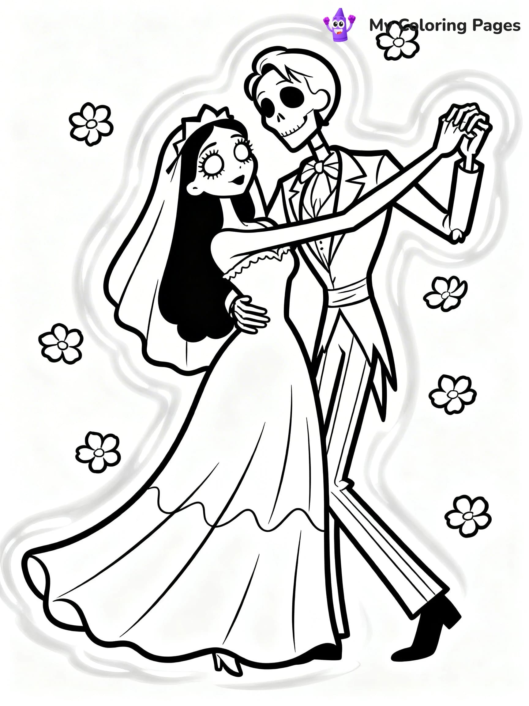Corpse Bride Coloring Pages - 11