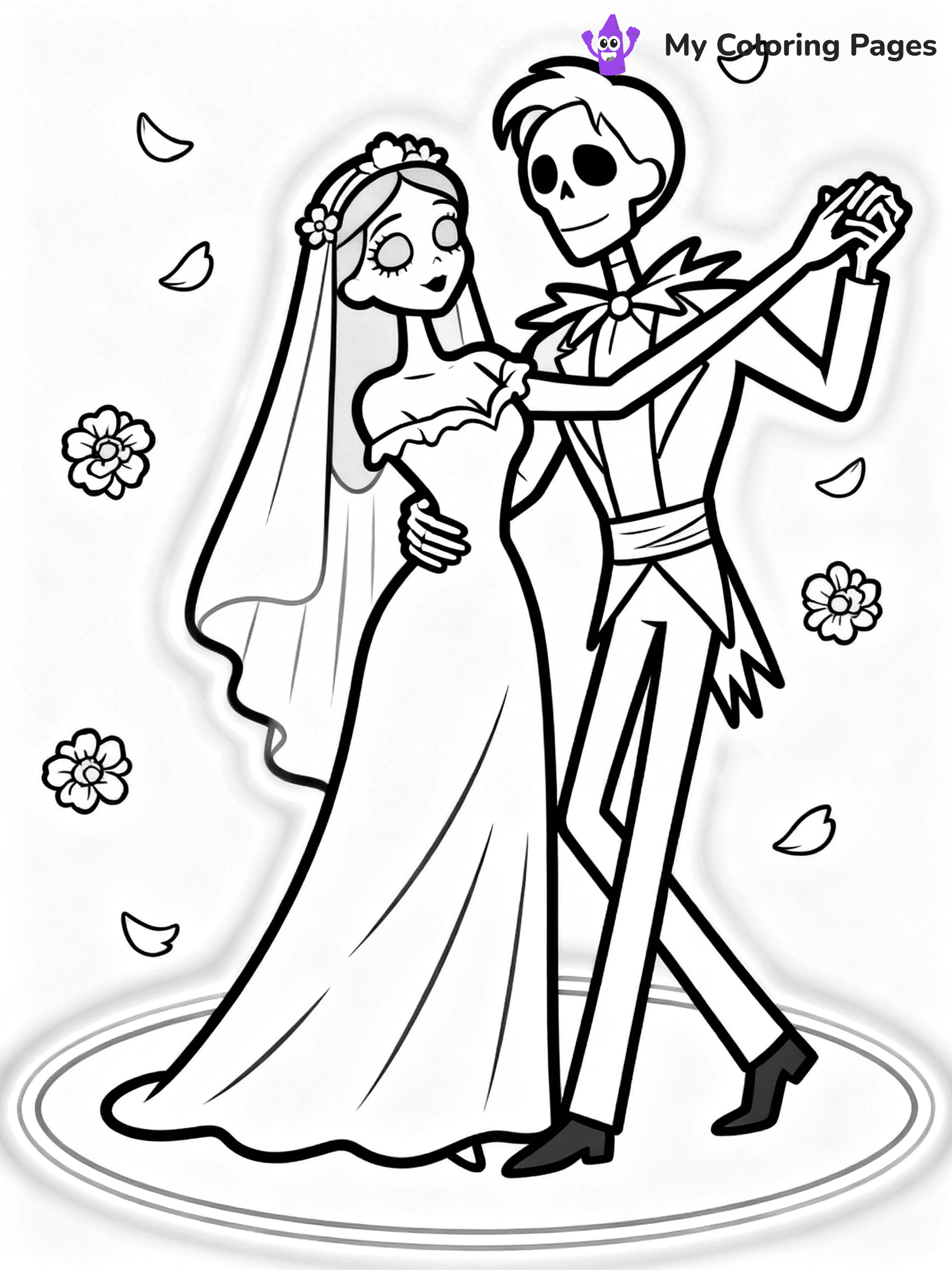 Corpse Bride Coloring Pages - 10