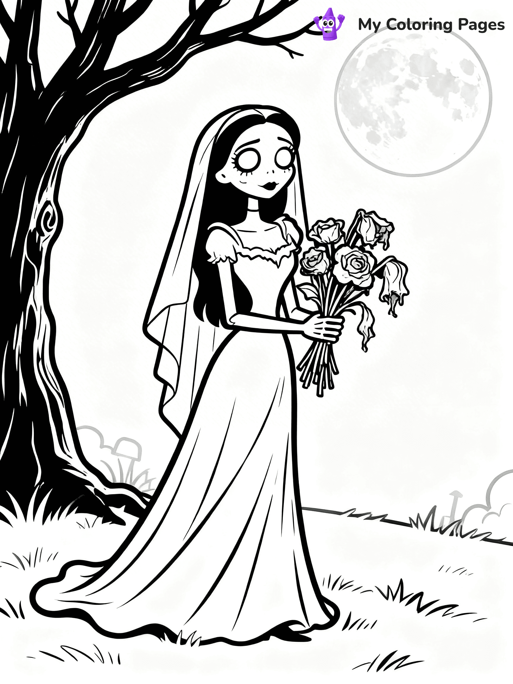 Corpse Bride Coloring Pages - 8