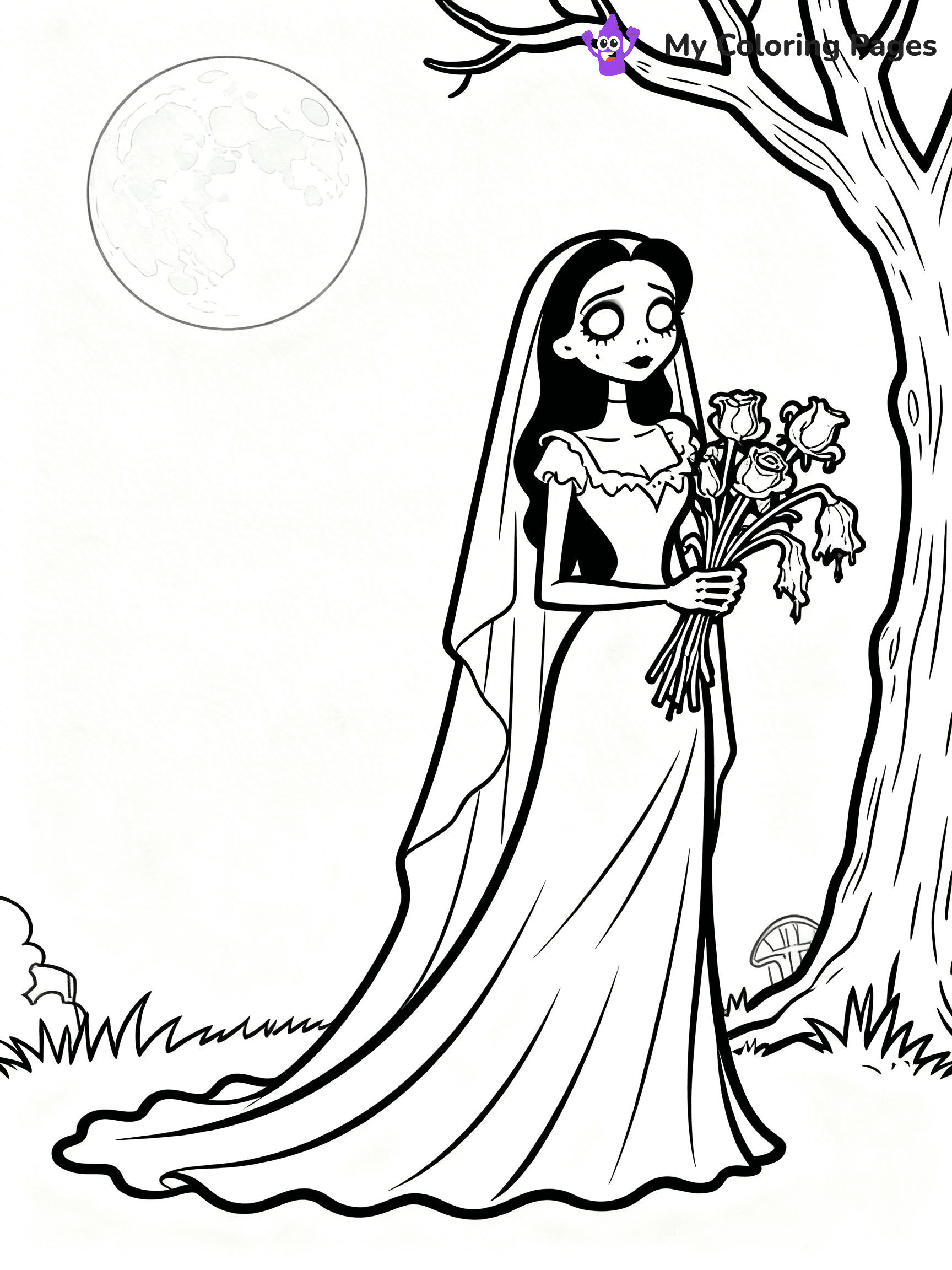 Corpse Bride Coloring Pages - 7