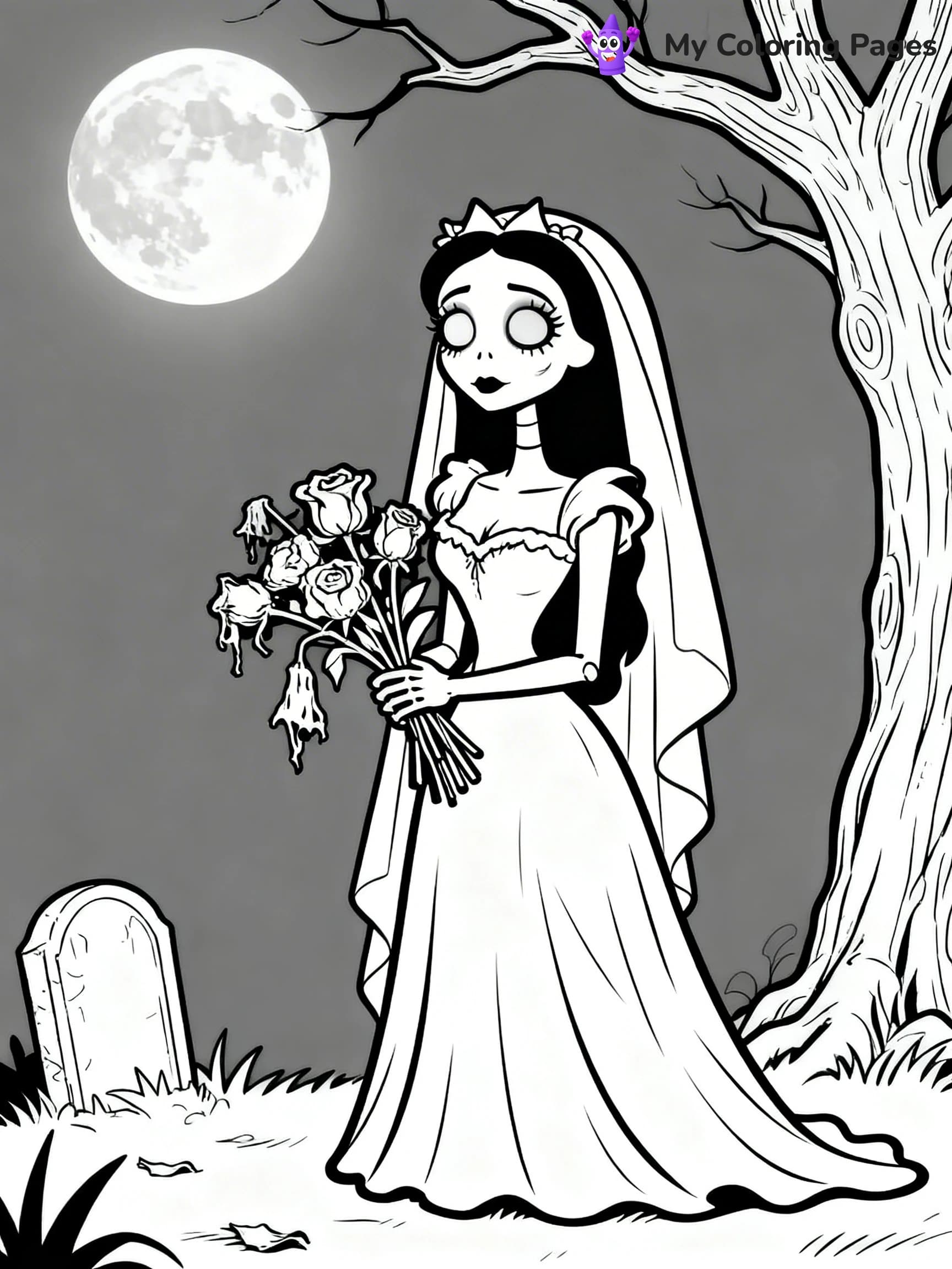 Corpse Bride Coloring Pages - 5