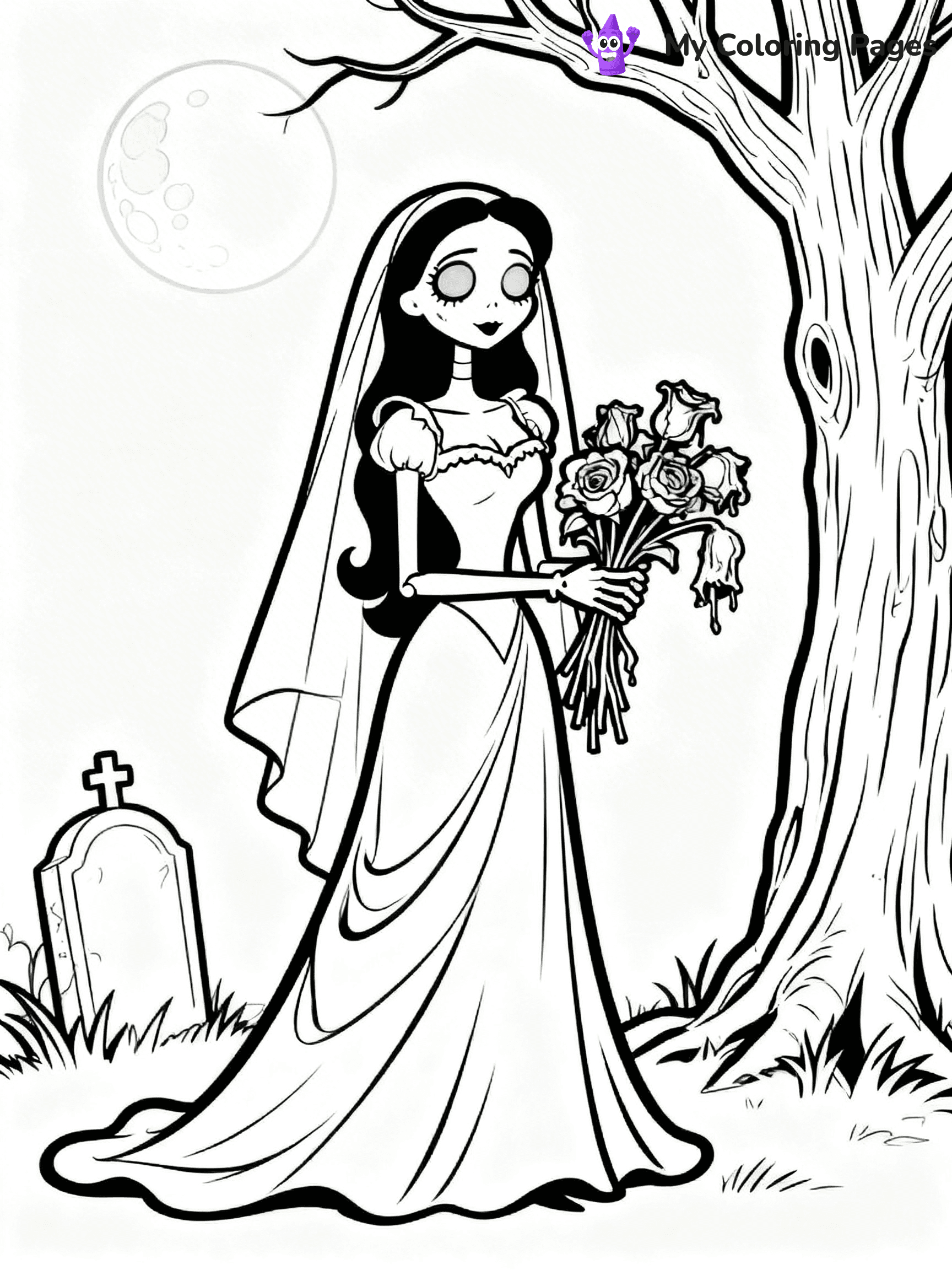 Corpse Bride Coloring Pages - 3