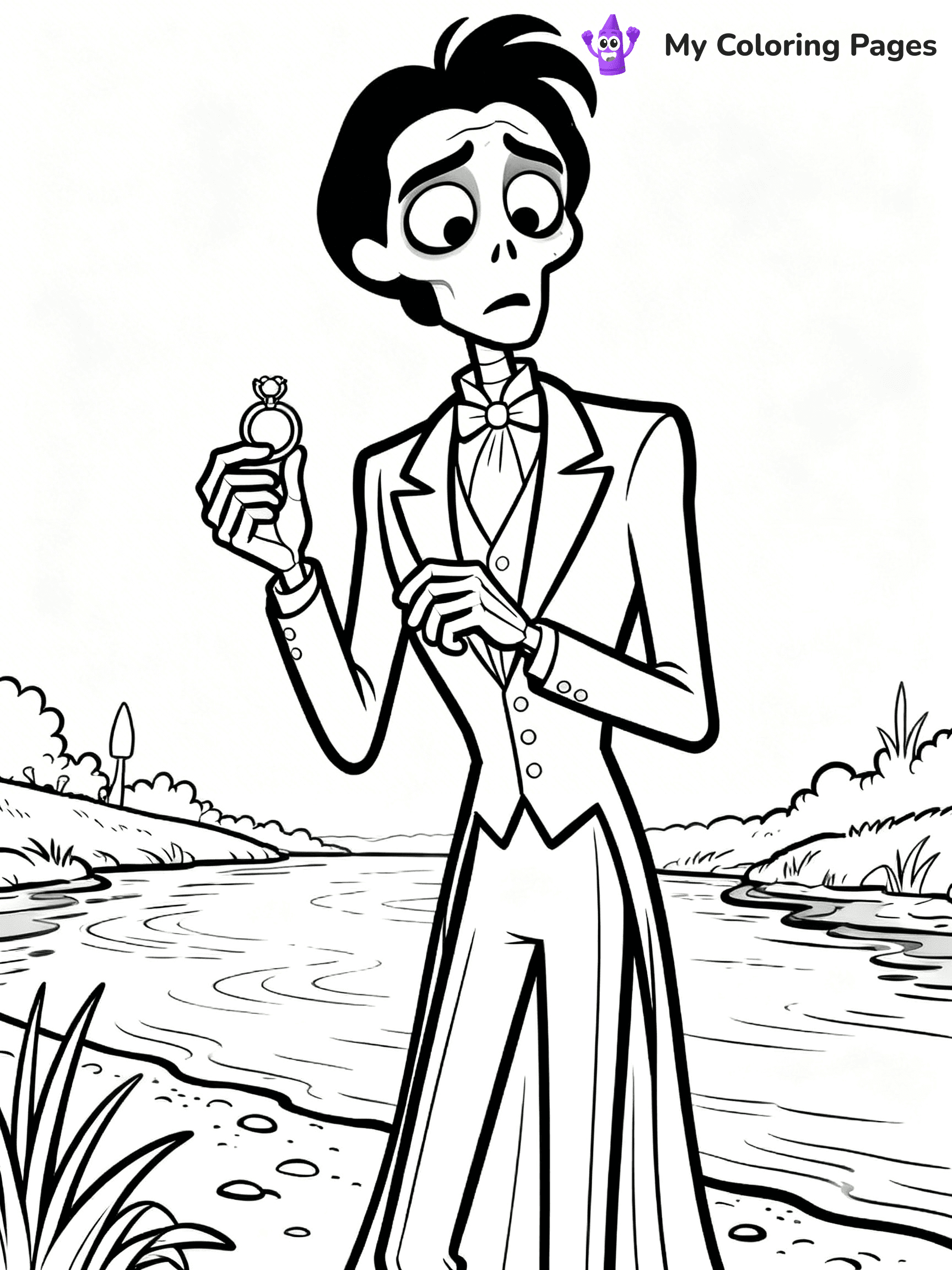 Corpse Bride Coloring Pages - 1
