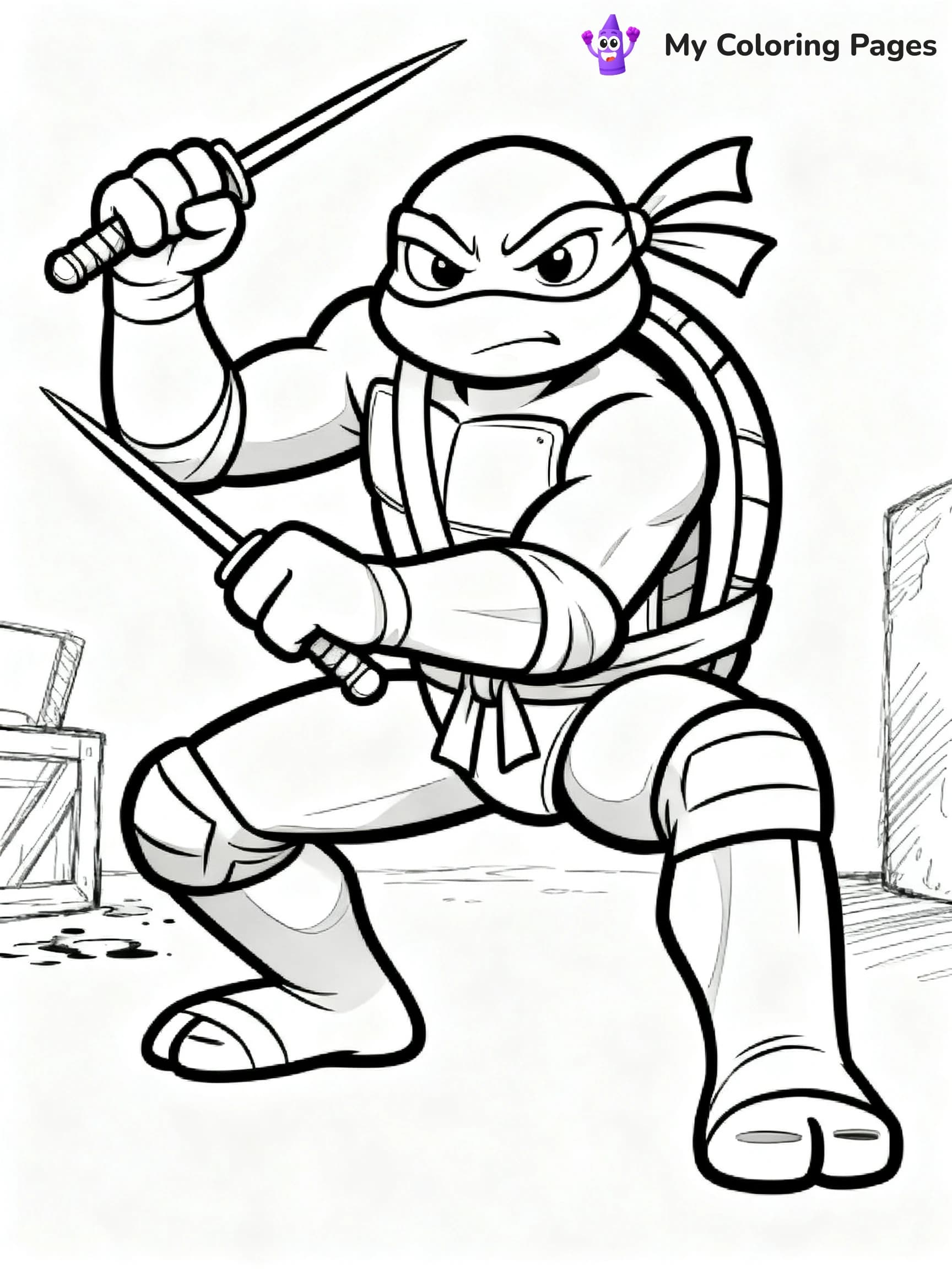 Leonardo TMNT Coloring Pages - 16