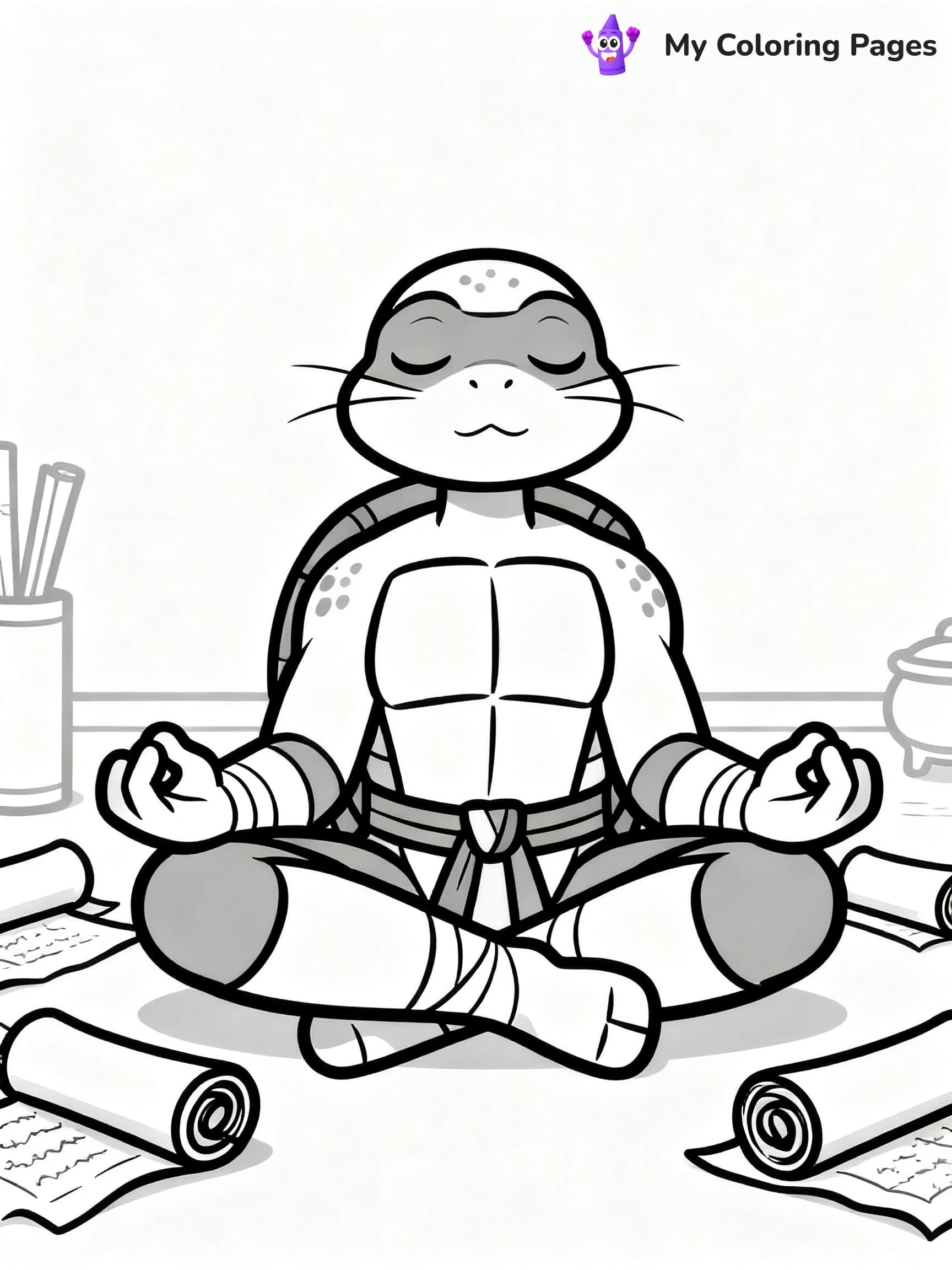 Leonardo TMNT Coloring Pages - 14