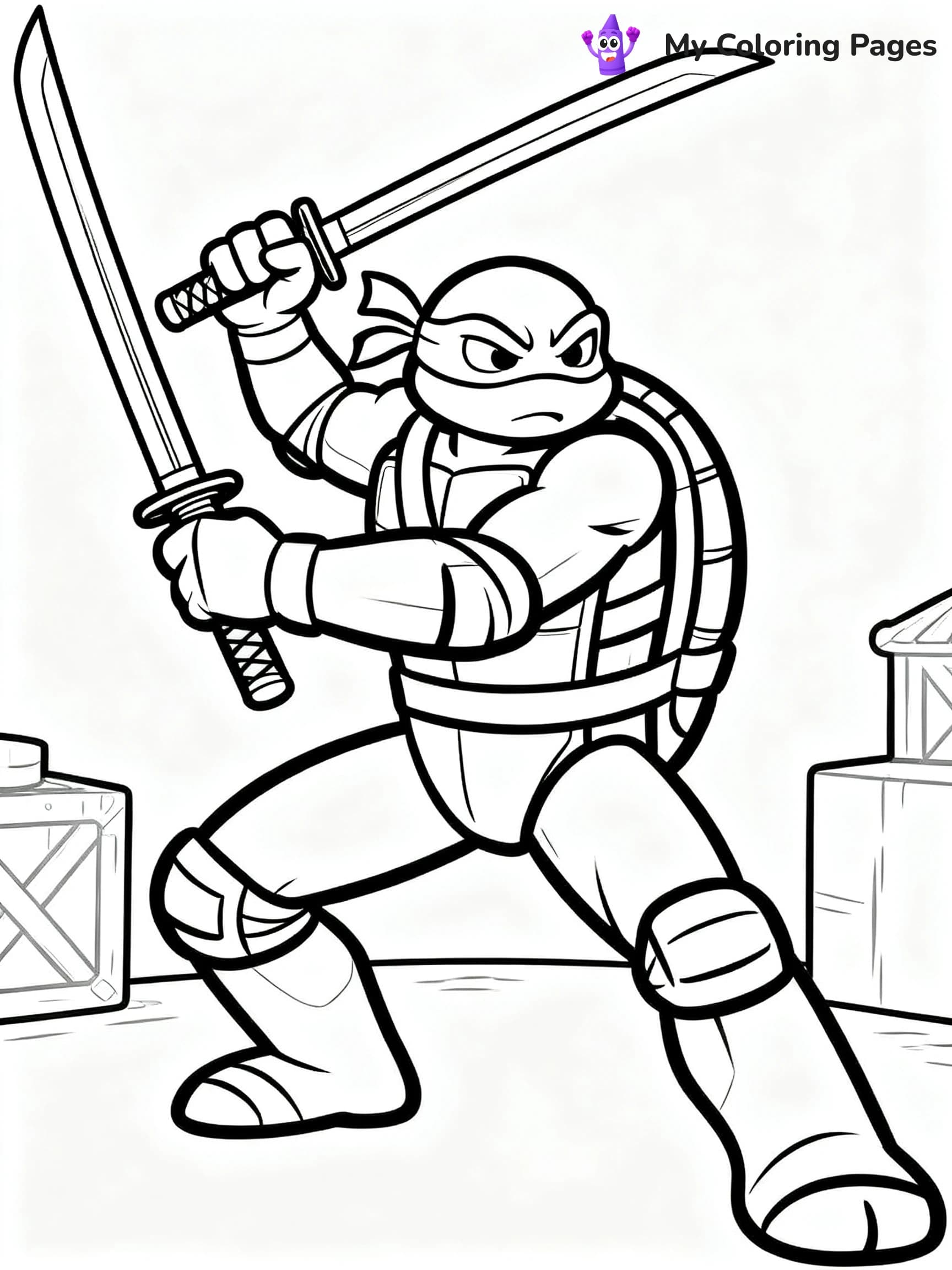 Leonardo TMNT Coloring Pages - 5
