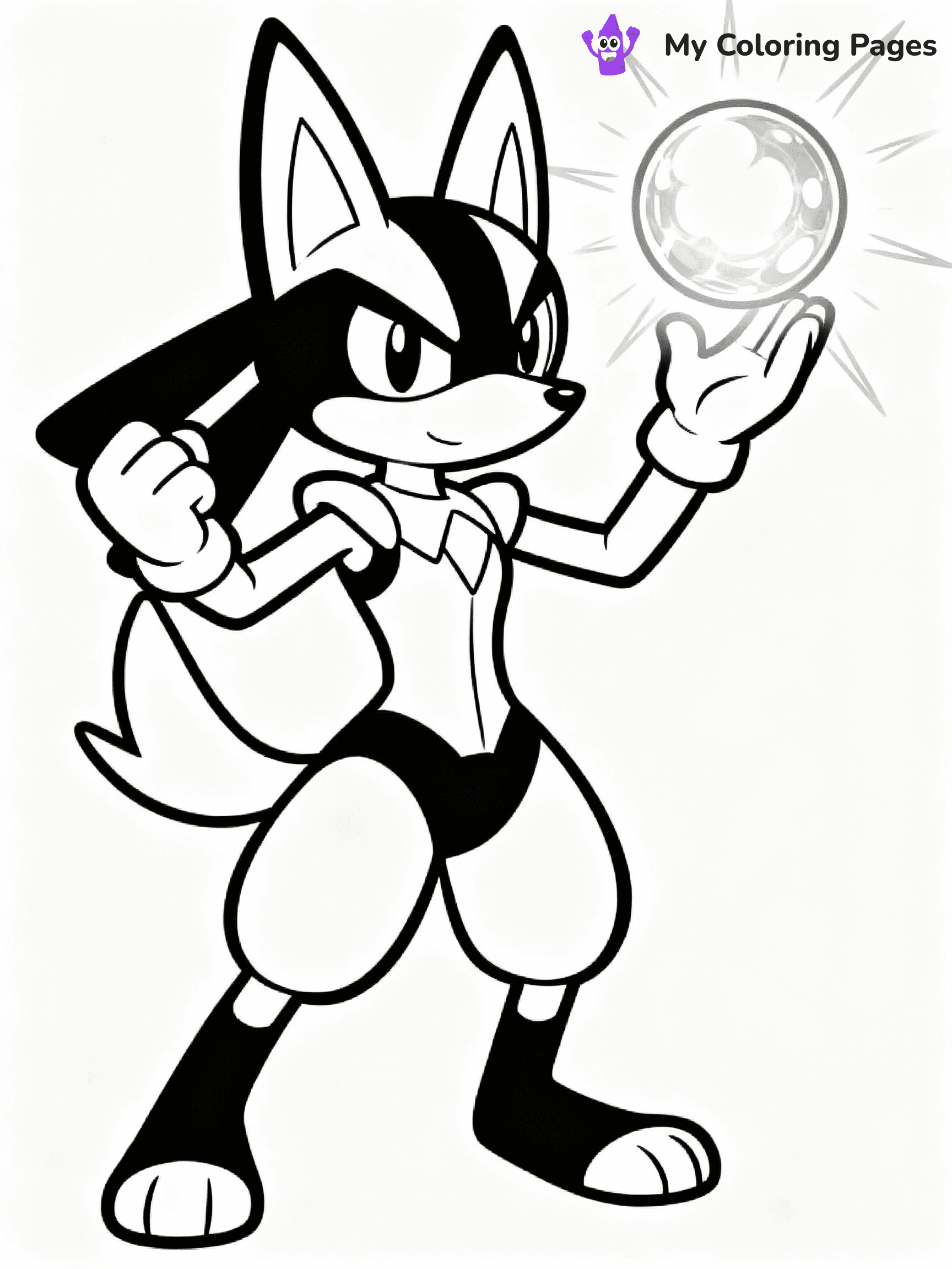 Lucario Coloring Pages - 5