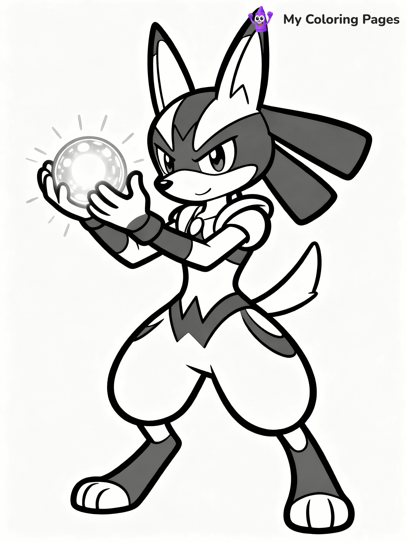 Lucario Coloring Pages - 3