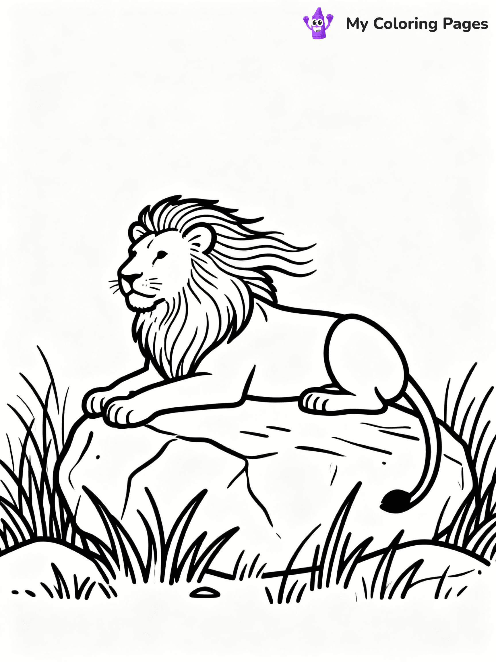 ⚠️ CRITICAL REQUIREMENT - ABSOLUTE BLACK AND WHITE ONLY ⚠️
This MUST be a BLACK AND WHITE line drawing ONLY. NO COLORS whatsoever.
- ONLY pure black lines (#000000) on pure white background (#FFFFFF)
- ABSOLUTELY NO colors, NO shading, NO gradients, NO grayscale
- If there are ANY colors in the output, the image is REJECTED
- This is a COLORING PAGE - meant to be COLORED IN by children
- The output must be UNCOLORED line art ready for coloring
⚠️ SUBJECT TO DRAW: Majestic female lion in realistic style, lounging on a rock, mane blowing in the wind, savanna grass around
(REMEMBER: Output must be BLACK AND WHITE line art only, NOT colored!)
# COLORING PAGE: BLACK OUTLINES ONLY - WHITE BACKGROUND MANDATORY
Create a **coloring book page** using EXACTLY two values: black lines, white space.
## NON-NEGOTIABLE BINARY RULES
- **ONLY #000000 (black) and #FFFFFF (white)** - NO other values exist
- **EVERY PIXEL = BLACK OR WHITE** - no gray/shading/antialiasing
- **WHITE BACKGROUND MANDATORY** - entire canvas stays white
- **ALL SHAPES HOLLOW** - everything is empty outlines waiting to be colored
- **FORBIDDEN:** fills, shading, gradients, patterns, textures, colors
- **NO SOLID REGIONS** - if it's not a thin line, it's wrong
## Universal Line Standards
- Black outlines ONLY - thin, uniform weight
- Every shape completely empty inside
- Closed contours suitable for coloring
- Simple flat illustration - zero depth/3D/realism
- **Style:** Whimsical Doodle Art Alley - rounded, friendly outlines (unless specified)
## Everything = Outline Only
- Characters/animals: hollow shapes
- Objects/clothing: empty contours
- Backgrounds/scenery: line work only
- Natural elements: outlined forms
- Dark/night areas: don't exist (use outlined symbols)
- Textures/patterns: convert to simple lines
## The Test
Can a child color EVERY white space with crayons? If any area is pre-filled/shaded/gray or colored in, it FAILS. Every shape must be waiting to receive color.
**FINAL OUTPUT**: Binary coloring page. Black lines define shapes. White spaces ready for coloring. Nothing else exists. No exceptions. Print-ready.
⚠️ FINAL REMINDER: Draw the subject "Majestic female lion in realistic style, lounging on a rock, mane blowing in the wind, savanna grass around" as BLACK AND WHITE line art. Zero colors in output.