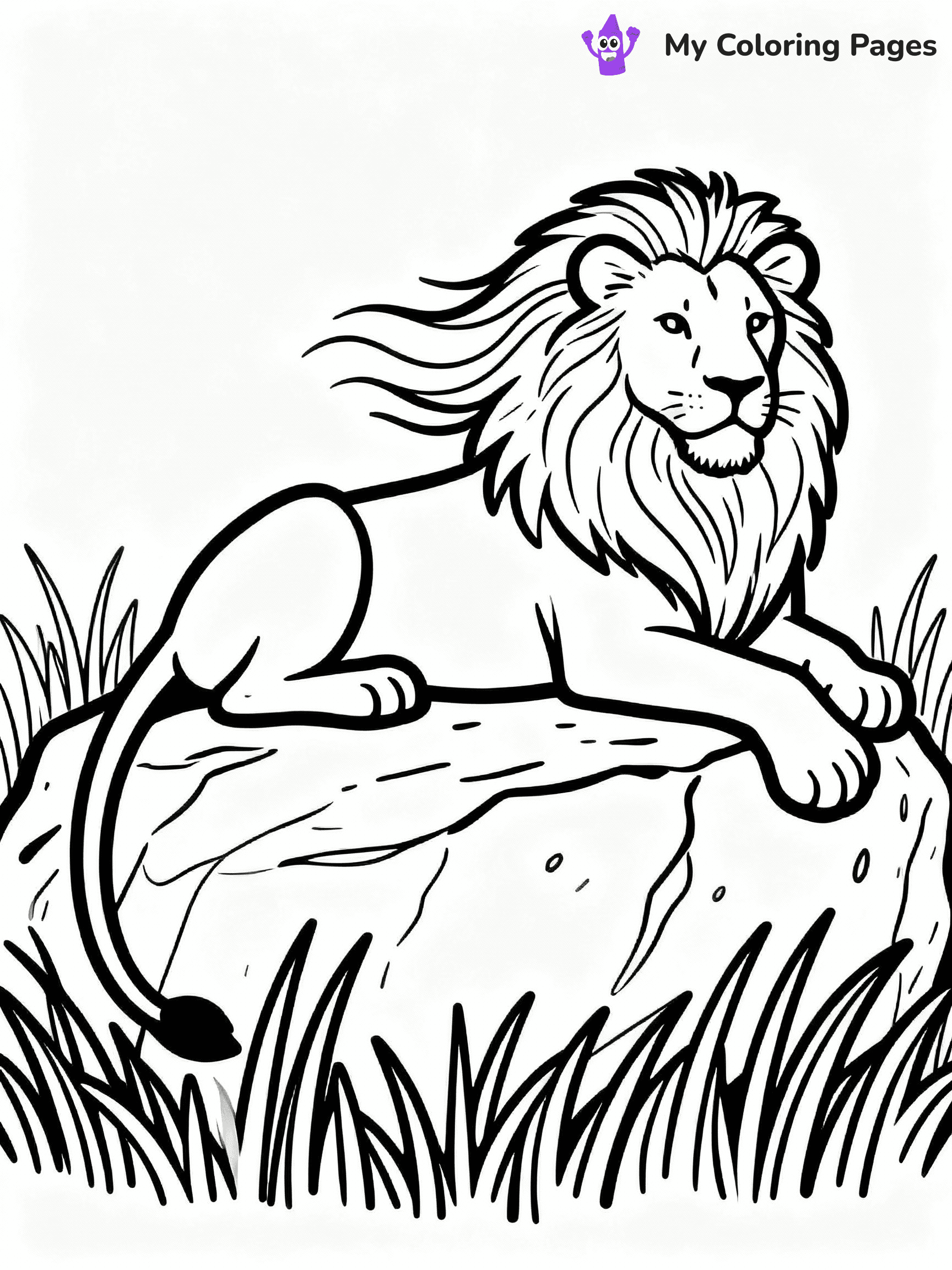 ⚠️ CRITICAL REQUIREMENT - ABSOLUTE BLACK AND WHITE ONLY ⚠️
This MUST be a BLACK AND WHITE line drawing ONLY. NO COLORS whatsoever.
- ONLY pure black lines (#000000) on pure white background (#FFFFFF)
- ABSOLUTELY NO colors, NO shading, NO gradients, NO grayscale
- If there are ANY colors in the output, the image is REJECTED
- This is a COLORING PAGE - meant to be COLORED IN by children
- The output must be UNCOLORED line art ready for coloring
⚠️ SUBJECT TO DRAW: Majestic female lion in realistic style, lounging on a rock, mane blowing in the wind, savanna grass around
(REMEMBER: Output must be BLACK AND WHITE line art only, NOT colored!)
# COLORING PAGE: BLACK OUTLINES ONLY - WHITE BACKGROUND MANDATORY
Create a **coloring book page** using EXACTLY two values: black lines, white space.
## NON-NEGOTIABLE BINARY RULES
- **ONLY #000000 (black) and #FFFFFF (white)** - NO other values exist
- **EVERY PIXEL = BLACK OR WHITE** - no gray/shading/antialiasing
- **WHITE BACKGROUND MANDATORY** - entire canvas stays white
- **ALL SHAPES HOLLOW** - everything is empty outlines waiting to be colored
- **FORBIDDEN:** fills, shading, gradients, patterns, textures, colors
- **NO SOLID REGIONS** - if it's not a thin line, it's wrong
## Universal Line Standards
- Black outlines ONLY - thin, uniform weight
- Every shape completely empty inside
- Closed contours suitable for coloring
- Simple flat illustration - zero depth/3D/realism
- **Style:** Whimsical Doodle Art Alley - rounded, friendly outlines (unless specified)
## Everything = Outline Only
- Characters/animals: hollow shapes
- Objects/clothing: empty contours
- Backgrounds/scenery: line work only
- Natural elements: outlined forms
- Dark/night areas: don't exist (use outlined symbols)
- Textures/patterns: convert to simple lines
## The Test
Can a child color EVERY white space with crayons? If any area is pre-filled/shaded/gray or colored in, it FAILS. Every shape must be waiting to receive color.
**FINAL OUTPUT**: Binary coloring page. Black lines define shapes. White spaces ready for coloring. Nothing else exists. No exceptions. Print-ready.
⚠️ FINAL REMINDER: Draw the subject "Majestic female lion in realistic style, lounging on a rock, mane blowing in the wind, savanna grass around" as BLACK AND WHITE line art. Zero colors in output.