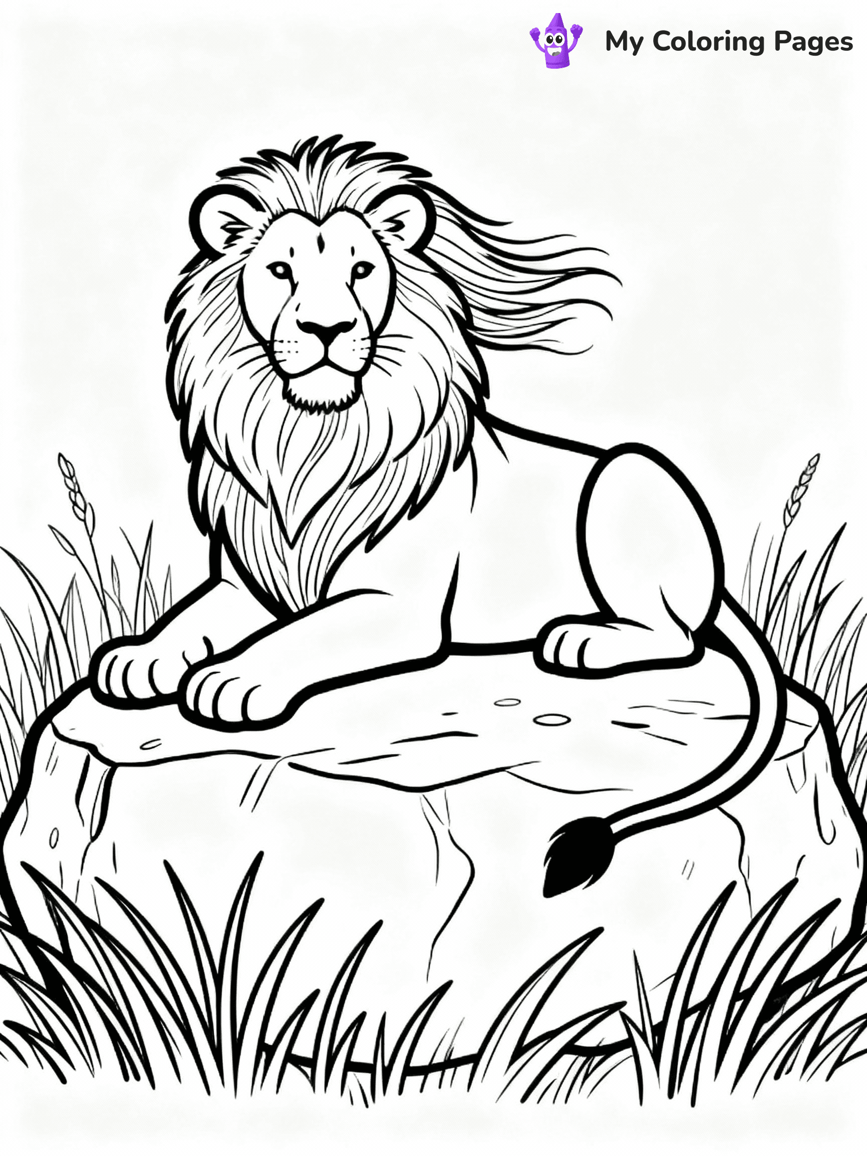 ⚠️ CRITICAL REQUIREMENT - ABSOLUTE BLACK AND WHITE ONLY ⚠️
This MUST be a BLACK AND WHITE line drawing ONLY. NO COLORS whatsoever.
- ONLY pure black lines (#000000) on pure white background (#FFFFFF)
- ABSOLUTELY NO colors, NO shading, NO gradients, NO grayscale
- If there are ANY colors in the output, the image is REJECTED
- This is a COLORING PAGE - meant to be COLORED IN by children
- The output must be UNCOLORED line art ready for coloring
⚠️ SUBJECT TO DRAW: Majestic female lion in realistic style, lounging on a rock, mane blowing in the wind, savanna grass around
(REMEMBER: Output must be BLACK AND WHITE line art only, NOT colored!)
# COLORING PAGE: BLACK OUTLINES ONLY - WHITE BACKGROUND MANDATORY
Create a **coloring book page** using EXACTLY two values: black lines, white space.
## NON-NEGOTIABLE BINARY RULES
- **ONLY #000000 (black) and #FFFFFF (white)** - NO other values exist
- **EVERY PIXEL = BLACK OR WHITE** - no gray/shading/antialiasing
- **WHITE BACKGROUND MANDATORY** - entire canvas stays white
- **ALL SHAPES HOLLOW** - everything is empty outlines waiting to be colored
- **FORBIDDEN:** fills, shading, gradients, patterns, textures, colors
- **NO SOLID REGIONS** - if it's not a thin line, it's wrong
## Universal Line Standards
- Black outlines ONLY - thin, uniform weight
- Every shape completely empty inside
- Closed contours suitable for coloring
- Simple flat illustration - zero depth/3D/realism
- **Style:** Whimsical Doodle Art Alley - rounded, friendly outlines (unless specified)
## Everything = Outline Only
- Characters/animals: hollow shapes
- Objects/clothing: empty contours
- Backgrounds/scenery: line work only
- Natural elements: outlined forms
- Dark/night areas: don't exist (use outlined symbols)
- Textures/patterns: convert to simple lines
## The Test
Can a child color EVERY white space with crayons? If any area is pre-filled/shaded/gray or colored in, it FAILS. Every shape must be waiting to receive color.
**FINAL OUTPUT**: Binary coloring page. Black lines define shapes. White spaces ready for coloring. Nothing else exists. No exceptions. Print-ready.
⚠️ FINAL REMINDER: Draw the subject "Majestic female lion in realistic style, lounging on a rock, mane blowing in the wind, savanna grass around" as BLACK AND WHITE line art. Zero colors in output.