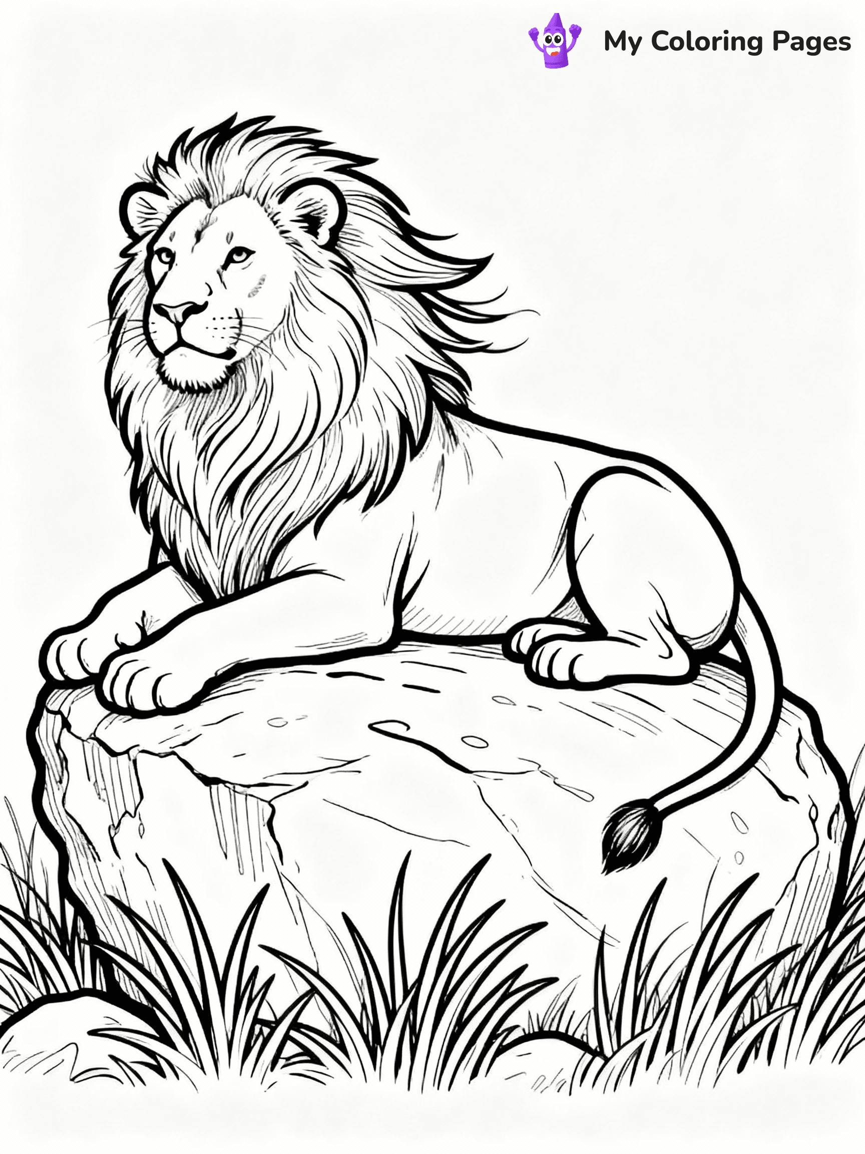 ⚠️ CRITICAL REQUIREMENT - ABSOLUTE BLACK AND WHITE ONLY ⚠️
This MUST be a BLACK AND WHITE line drawing ONLY. NO COLORS whatsoever.
- ONLY pure black lines (#000000) on pure white background (#FFFFFF)
- ABSOLUTELY NO colors, NO shading, NO gradients, NO grayscale
- If there are ANY colors in the output, the image is REJECTED
- This is a COLORING PAGE - meant to be COLORED IN by children
- The output must be UNCOLORED line art ready for coloring
⚠️ SUBJECT TO DRAW: Majestic female lion in realistic style, lounging on a rock, mane blowing in the wind, savanna grass around
(REMEMBER: Output must be BLACK AND WHITE line art only, NOT colored!)
# COLORING PAGE: BLACK OUTLINES ONLY - WHITE BACKGROUND MANDATORY
Create a **coloring book page** using EXACTLY two values: black lines, white space.
## NON-NEGOTIABLE BINARY RULES
- **ONLY #000000 (black) and #FFFFFF (white)** - NO other values exist
- **EVERY PIXEL = BLACK OR WHITE** - no gray/shading/antialiasing
- **WHITE BACKGROUND MANDATORY** - entire canvas stays white
- **ALL SHAPES HOLLOW** - everything is empty outlines waiting to be colored
- **FORBIDDEN:** fills, shading, gradients, patterns, textures, colors
- **NO SOLID REGIONS** - if it's not a thin line, it's wrong
## Universal Line Standards
- Black outlines ONLY - thin, uniform weight
- Every shape completely empty inside
- Closed contours suitable for coloring
- Simple flat illustration - zero depth/3D/realism
- **Style:** Whimsical Doodle Art Alley - rounded, friendly outlines (unless specified)
## Everything = Outline Only
- Characters/animals: hollow shapes
- Objects/clothing: empty contours
- Backgrounds/scenery: line work only
- Natural elements: outlined forms
- Dark/night areas: don't exist (use outlined symbols)
- Textures/patterns: convert to simple lines
## The Test
Can a child color EVERY white space with crayons? If any area is pre-filled/shaded/gray or colored in, it FAILS. Every shape must be waiting to receive color.
**FINAL OUTPUT**: Binary coloring page. Black lines define shapes. White spaces ready for coloring. Nothing else exists. No exceptions. Print-ready.
⚠️ FINAL REMINDER: Draw the subject "Majestic female lion in realistic style, lounging on a rock, mane blowing in the wind, savanna grass around" as BLACK AND WHITE line art. Zero colors in output.