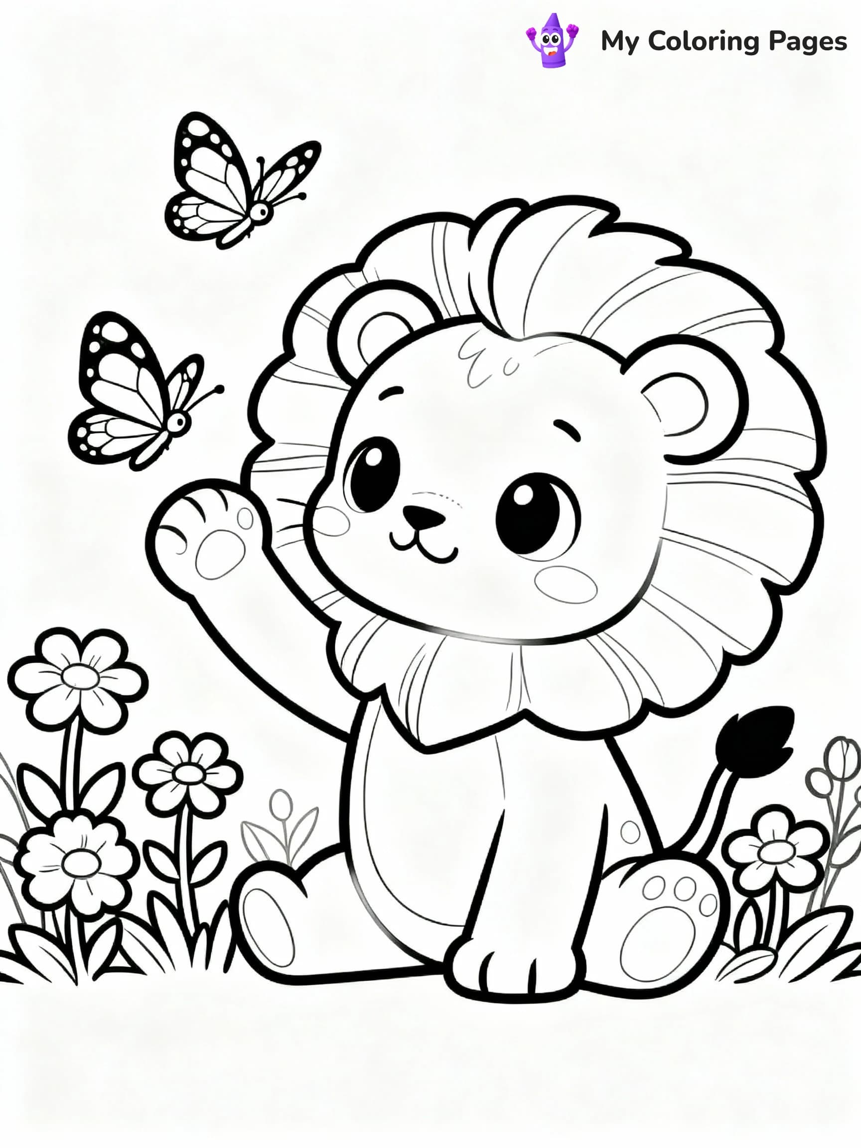Lion Coloring Pages - 15