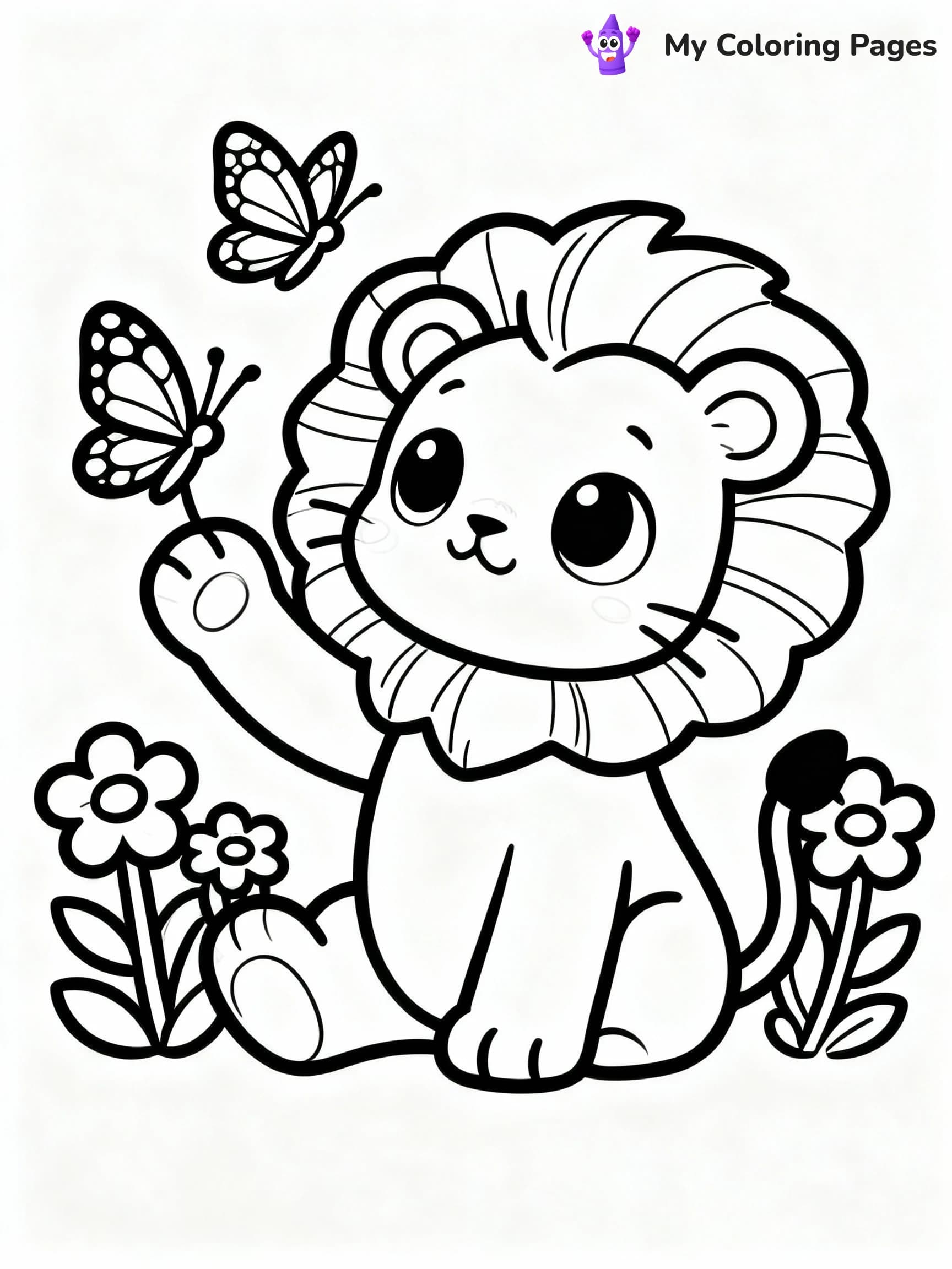 Lion Coloring Pages - 13