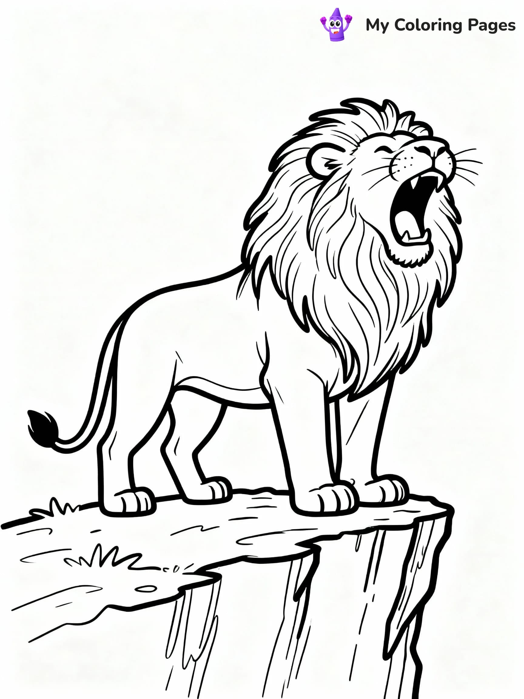 Lion Coloring Pages - 6