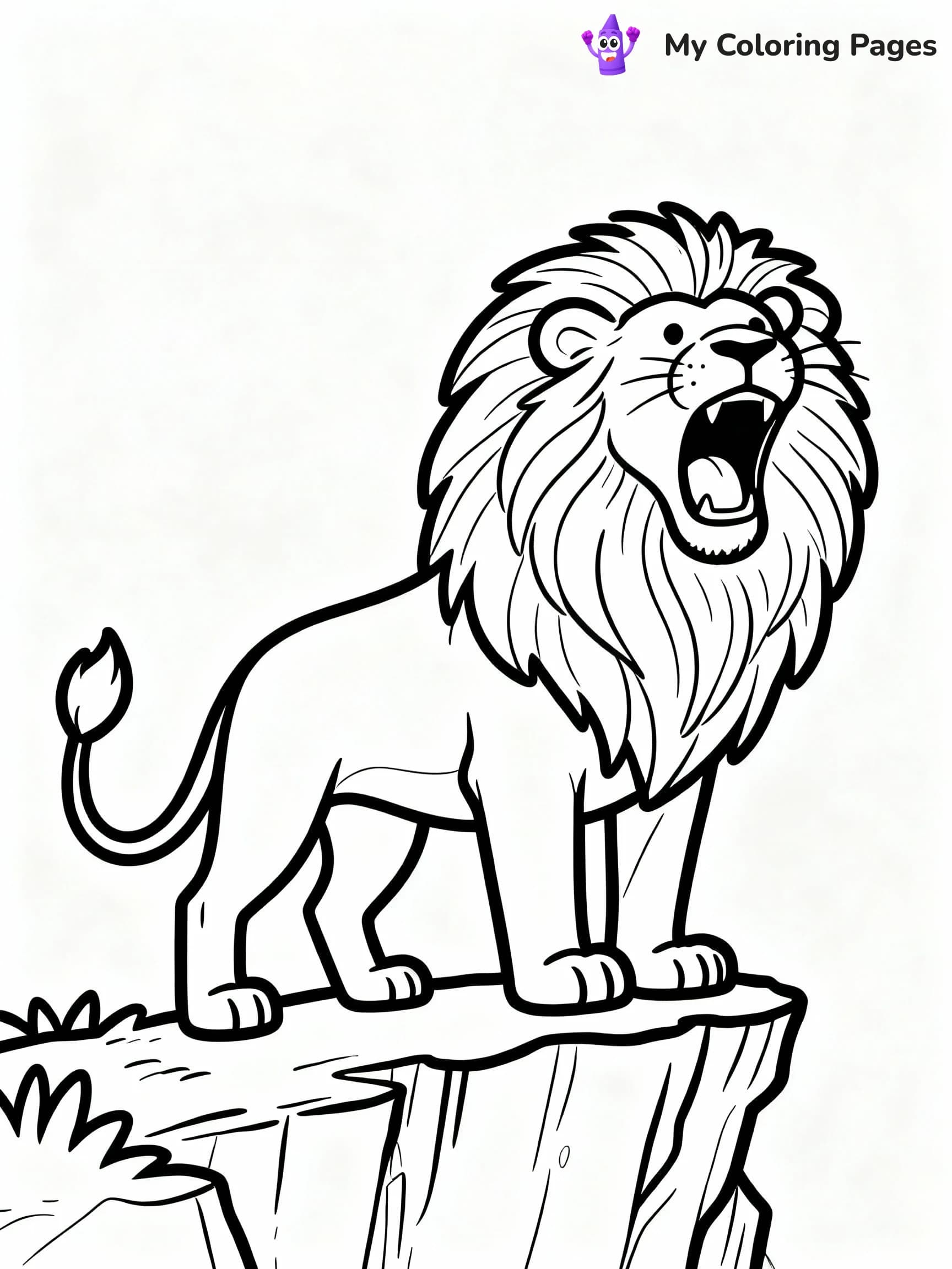 Lion Coloring Pages - 5