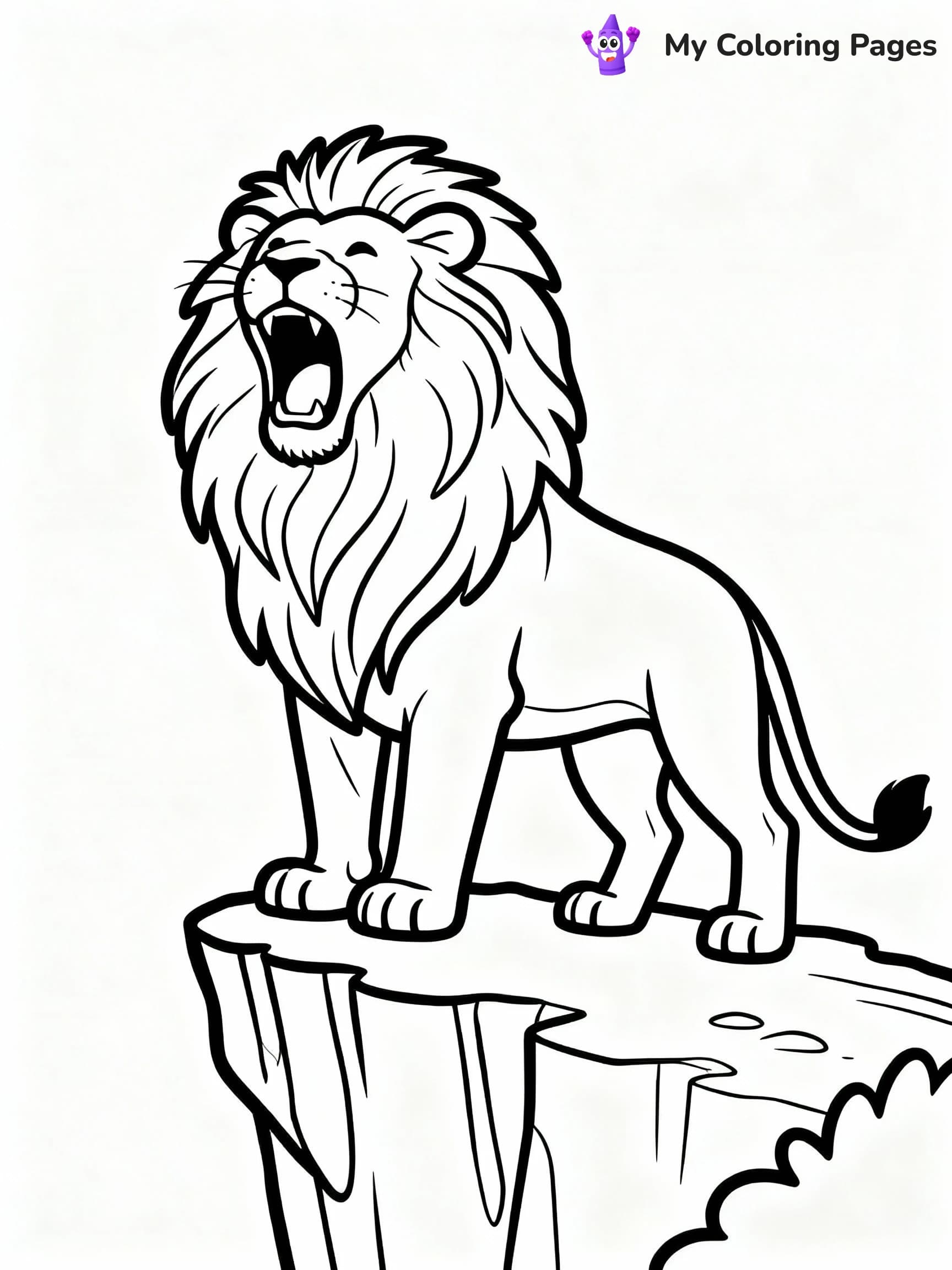 Lion Coloring Pages - 3