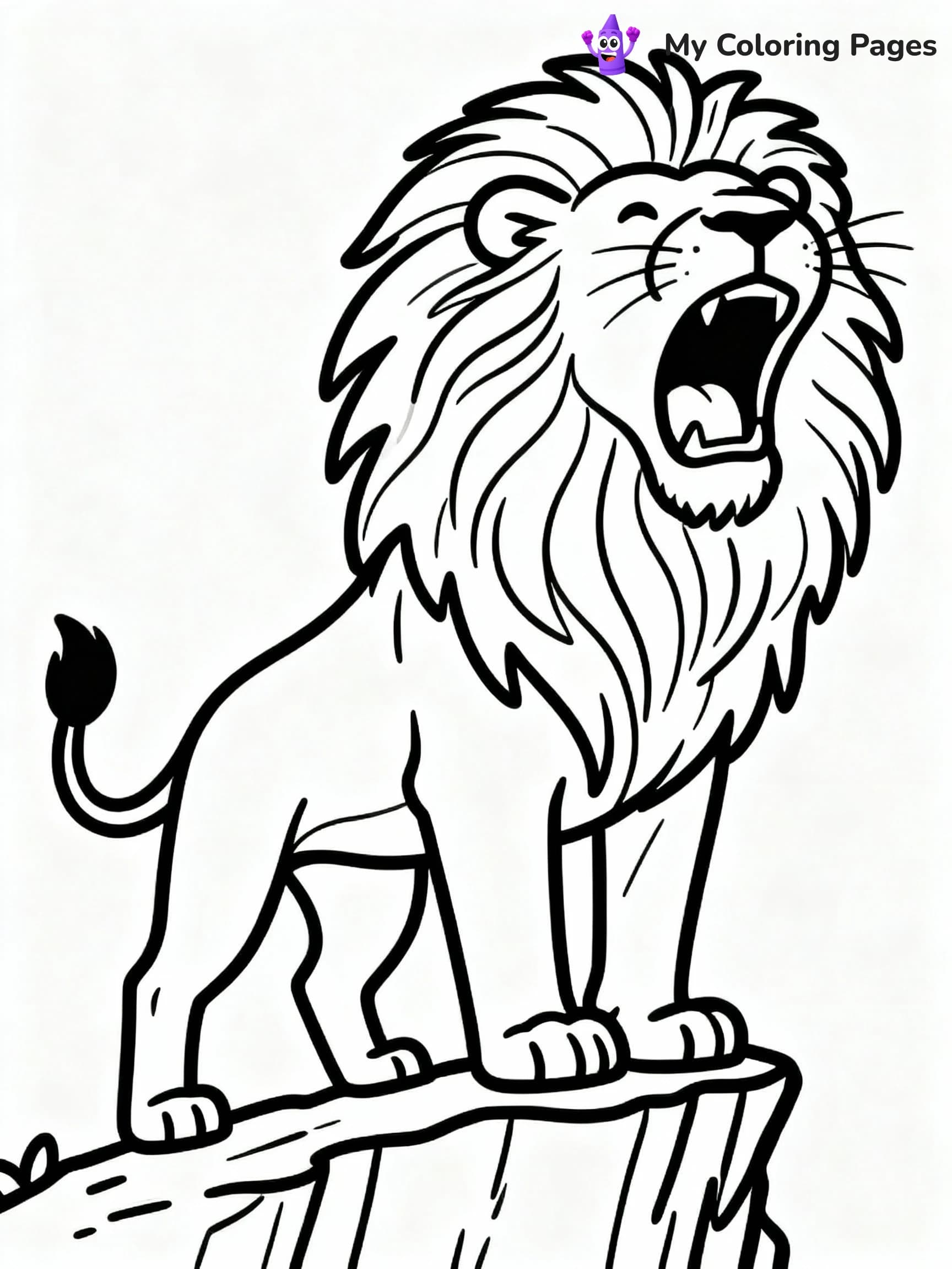 Lion Coloring Pages - 2