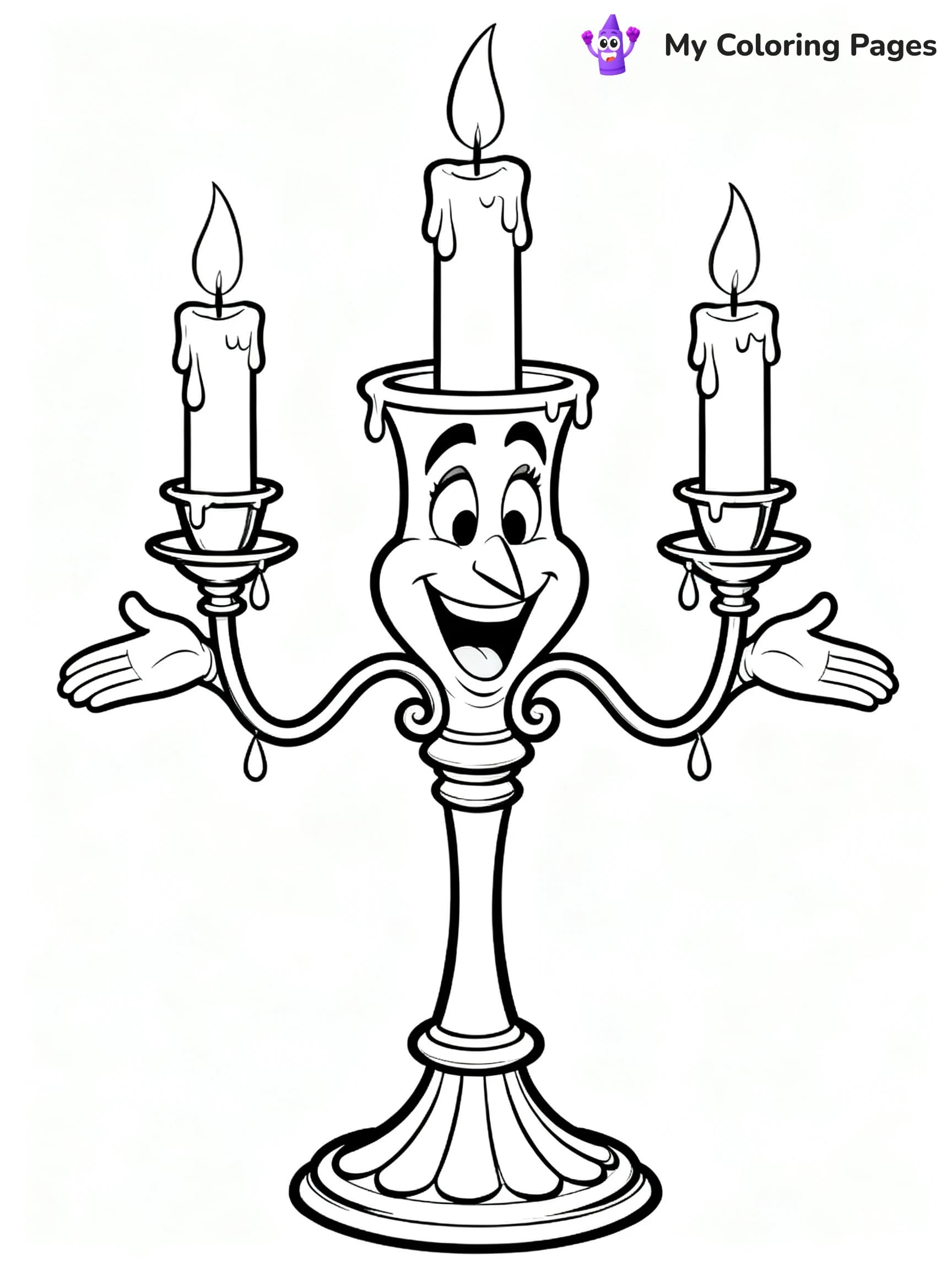 Beauty And The Beast Rose Coloring Pages - 23