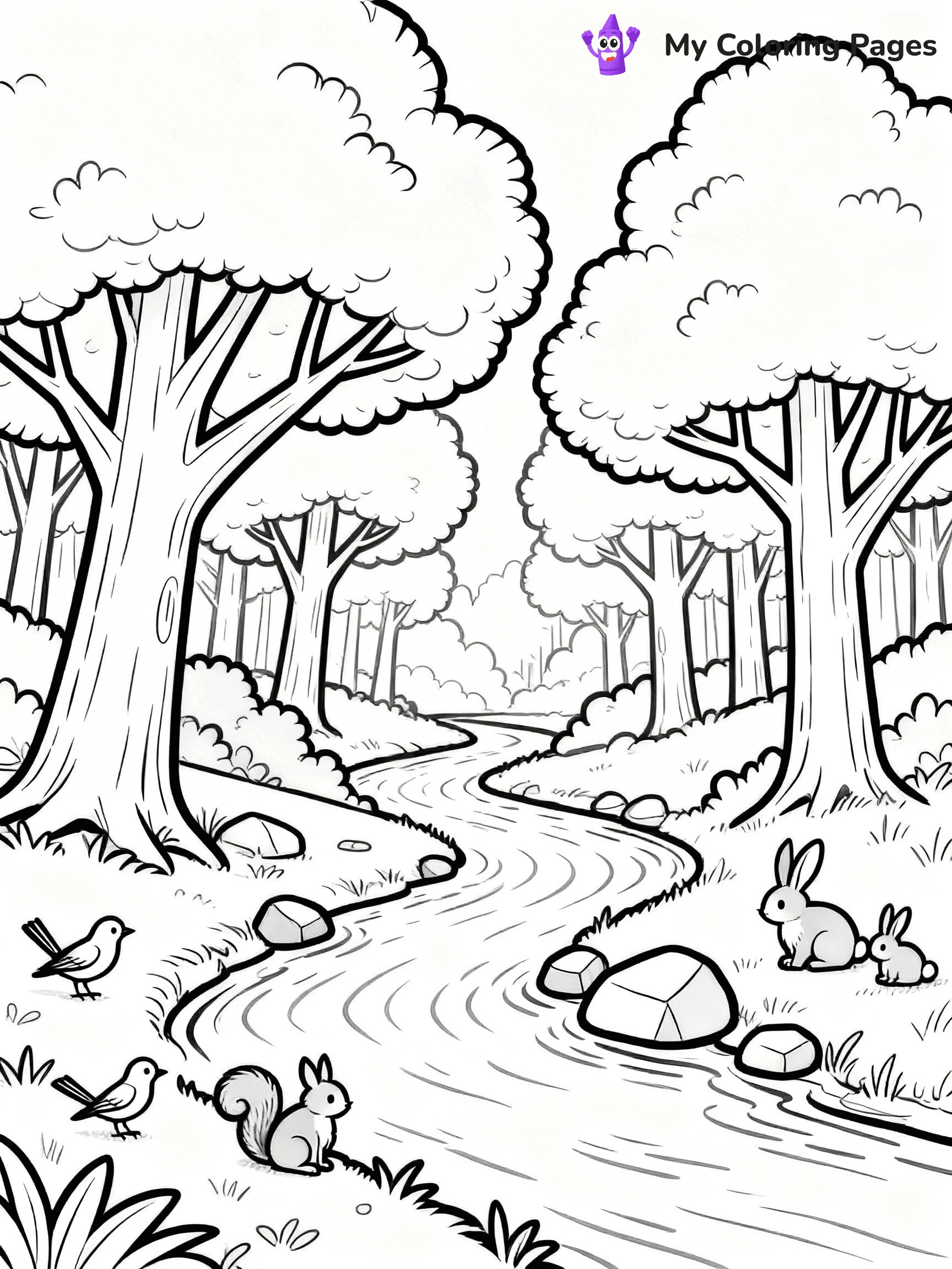 Water Coloring Pages - 7