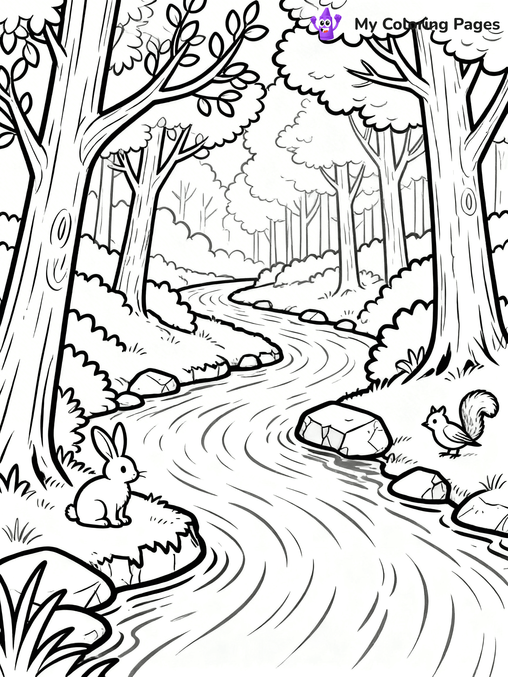 Water Coloring Pages - 6