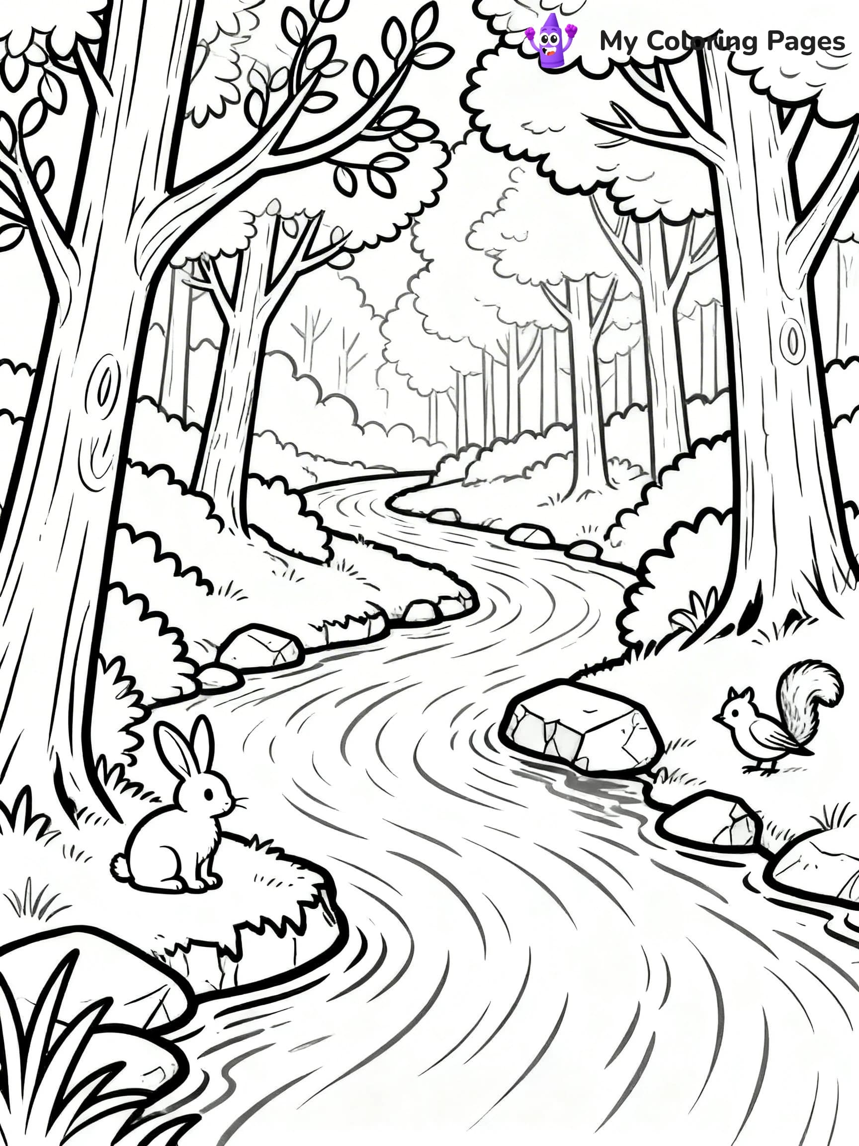 Water Coloring Pages - 6