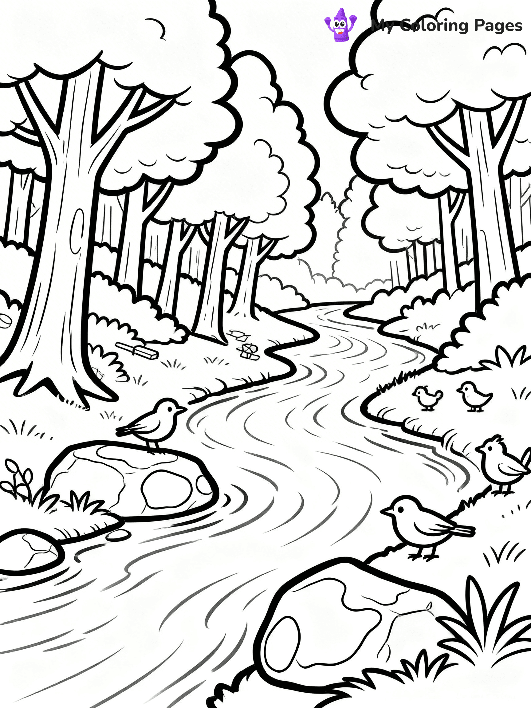 Water Coloring Pages - 5