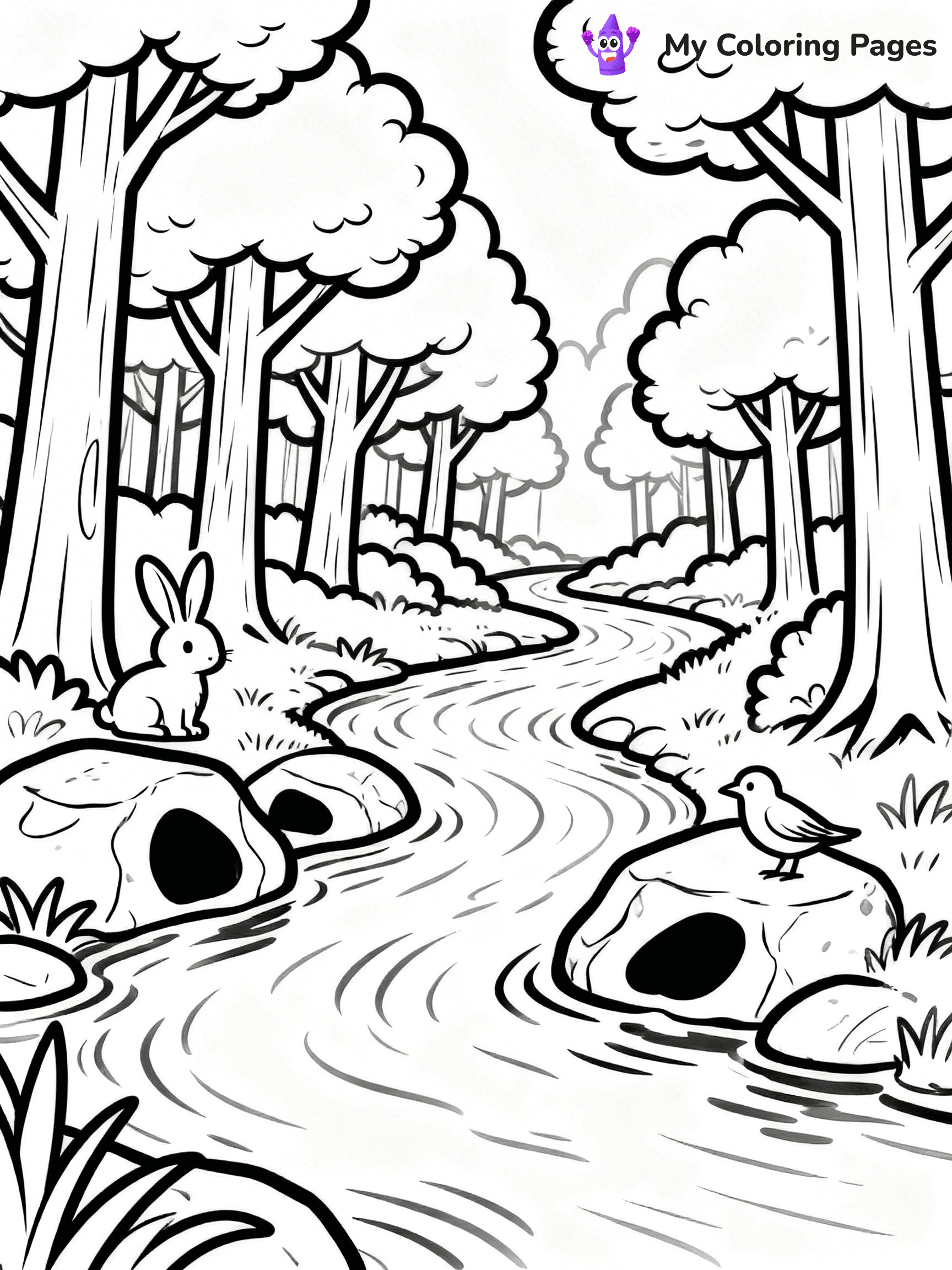 Water Coloring Pages - 3