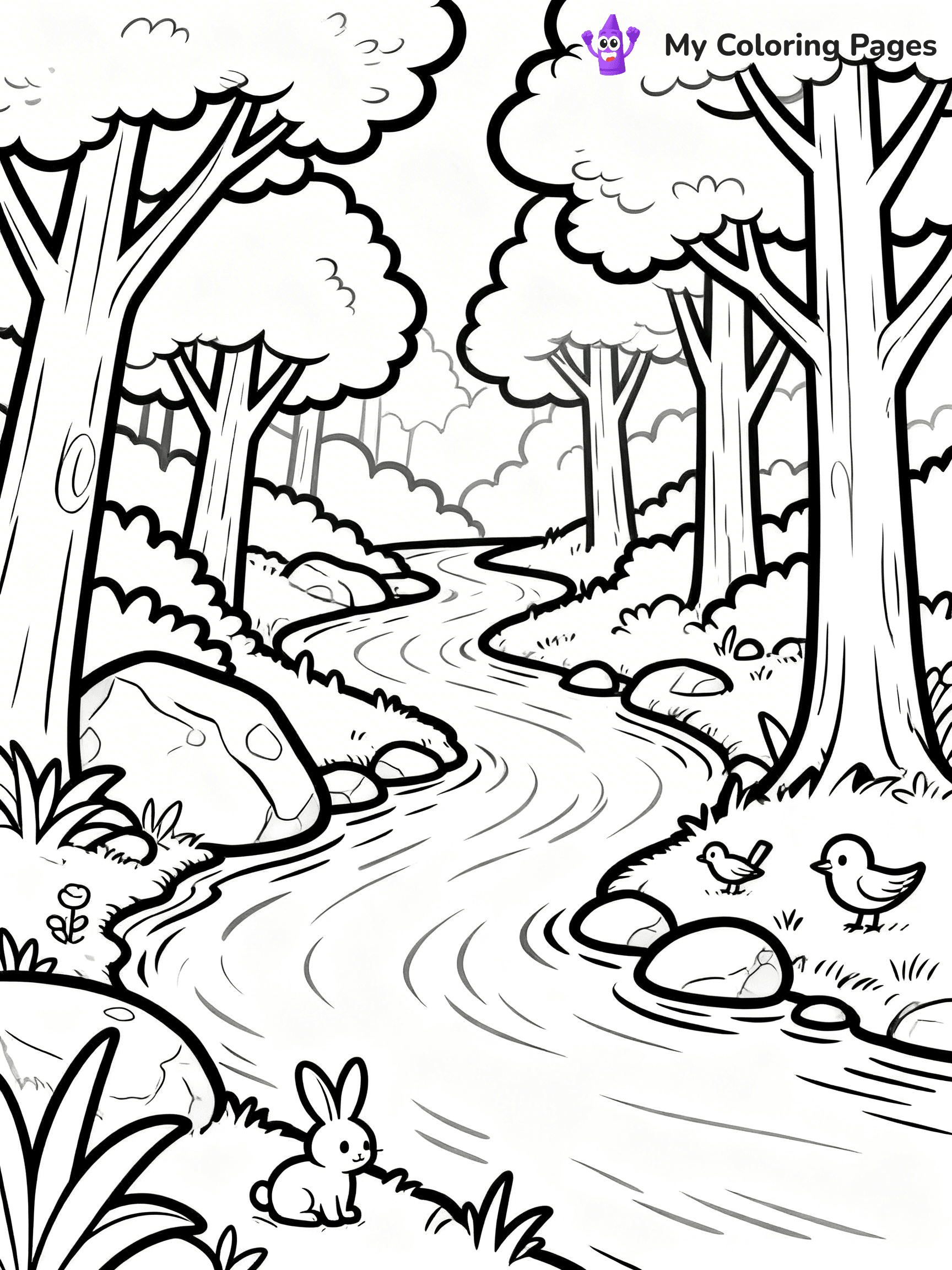 Water Coloring Pages - 2