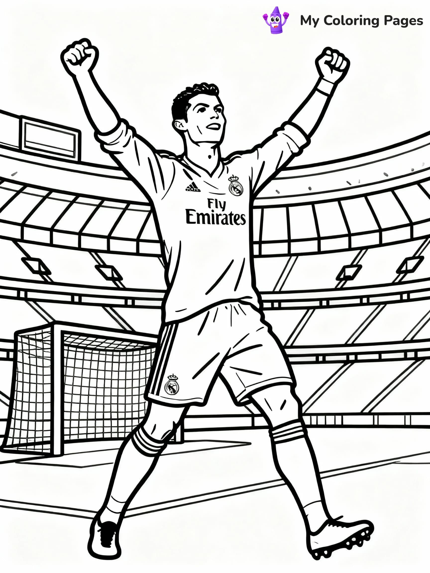 Ronaldo Coloring Pages - 17