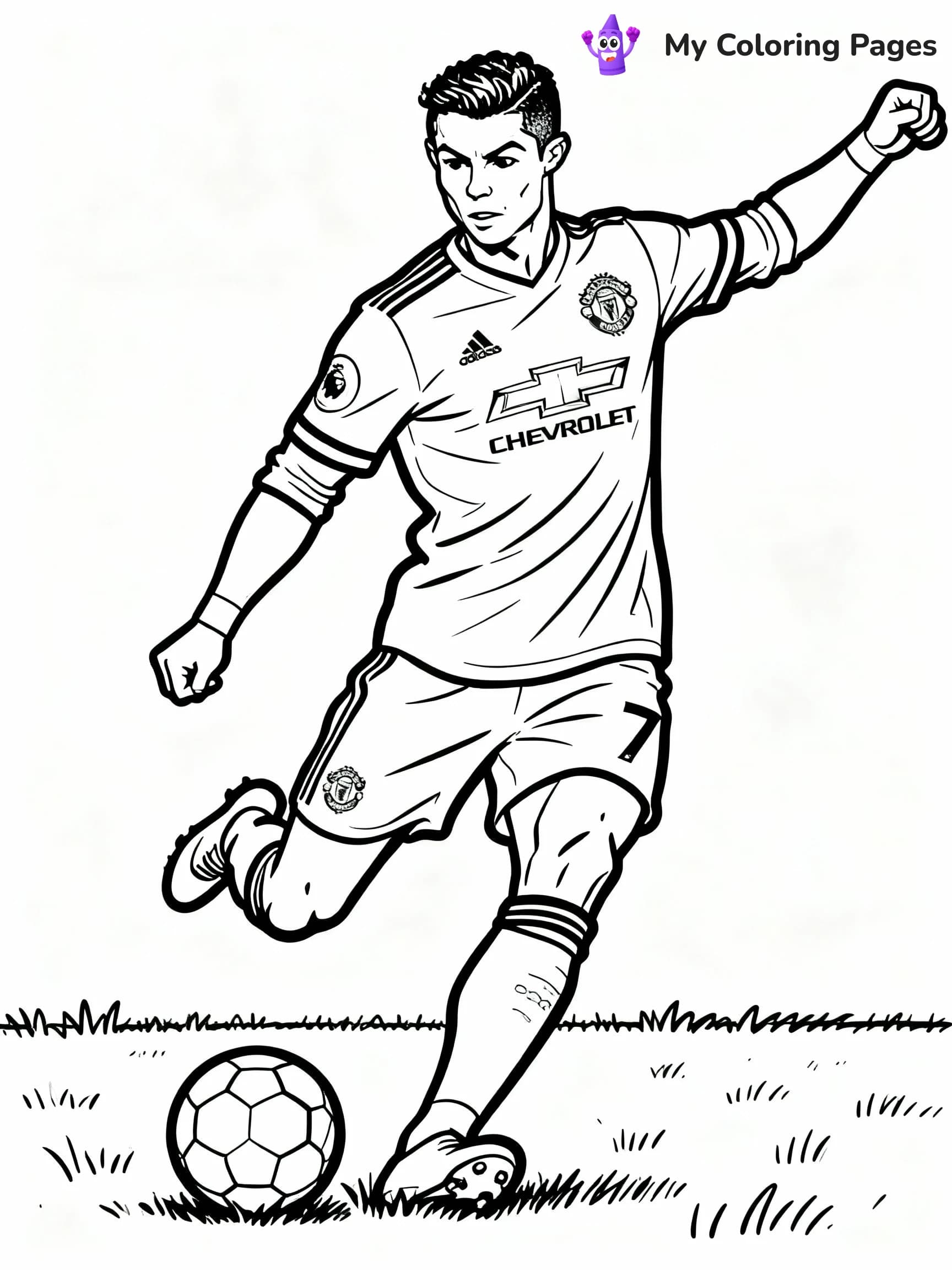 Ronaldo Coloring Pages - 16