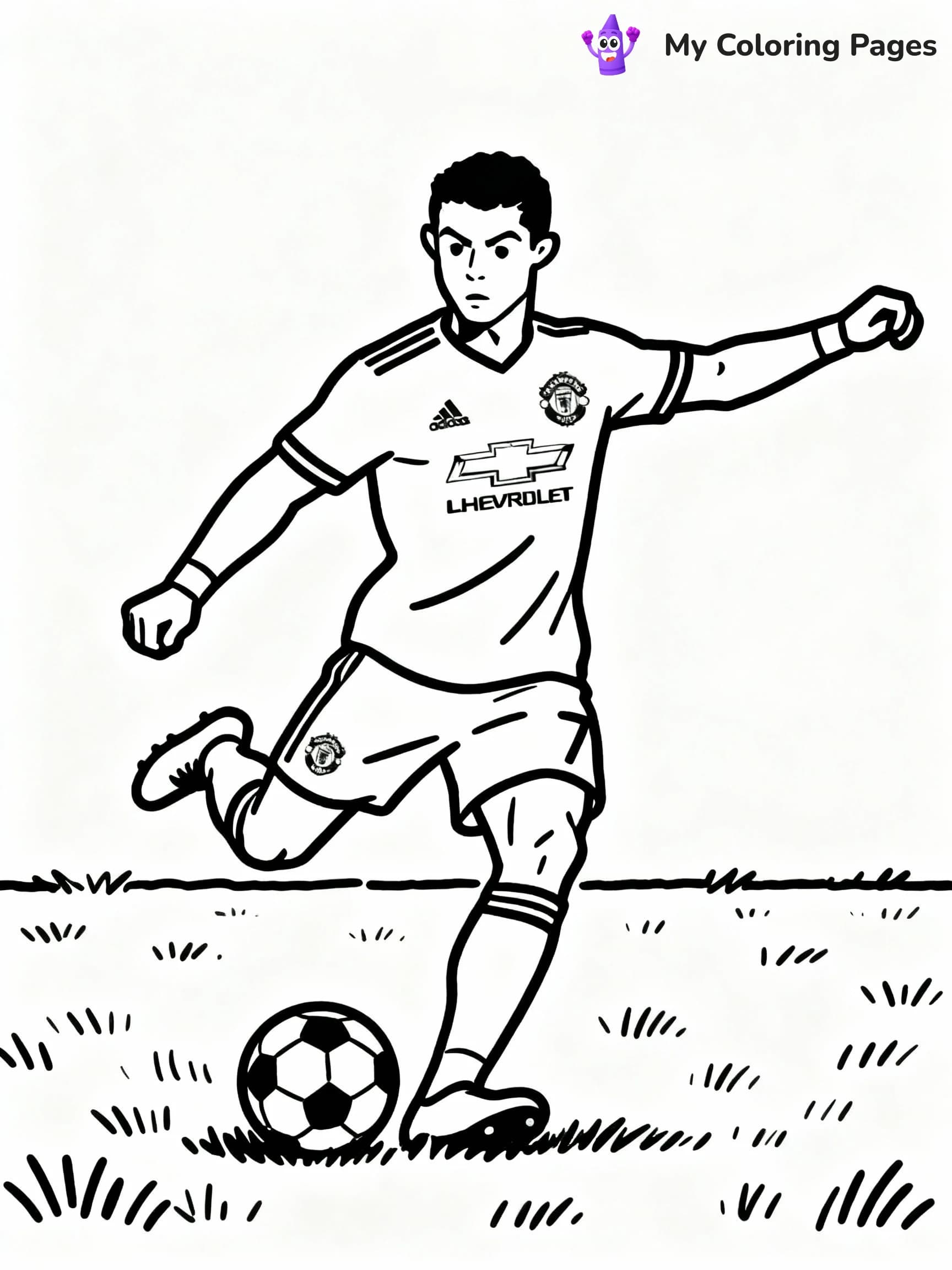 Ronaldo Coloring Pages - 12