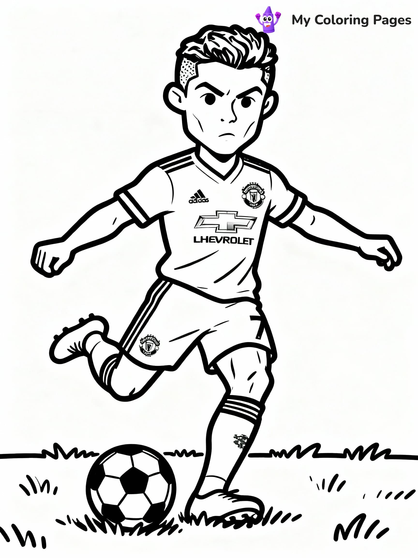 Ronaldo Coloring Pages - 10